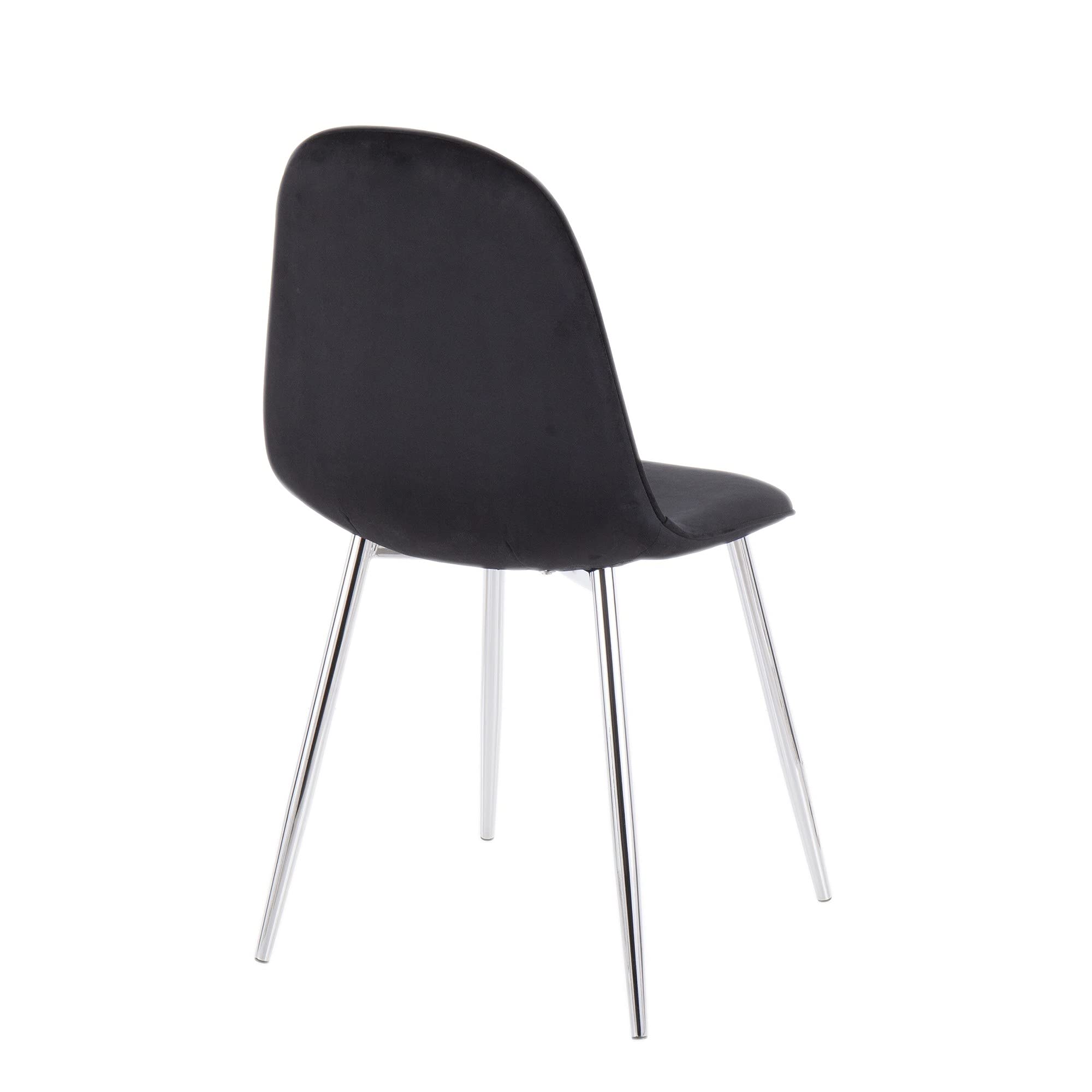 LumiSource Pebble Chair - Modern Upholstered Dining Chairs Set of 2 for Kitchen & Dining Room - Comfortable Contemporary Seating for Home & Restaurant Use