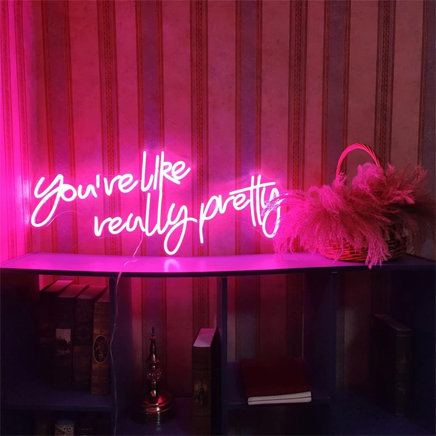 LED Neon Light Sign - 65x28cm for Birthday Party & Bedroom Decor