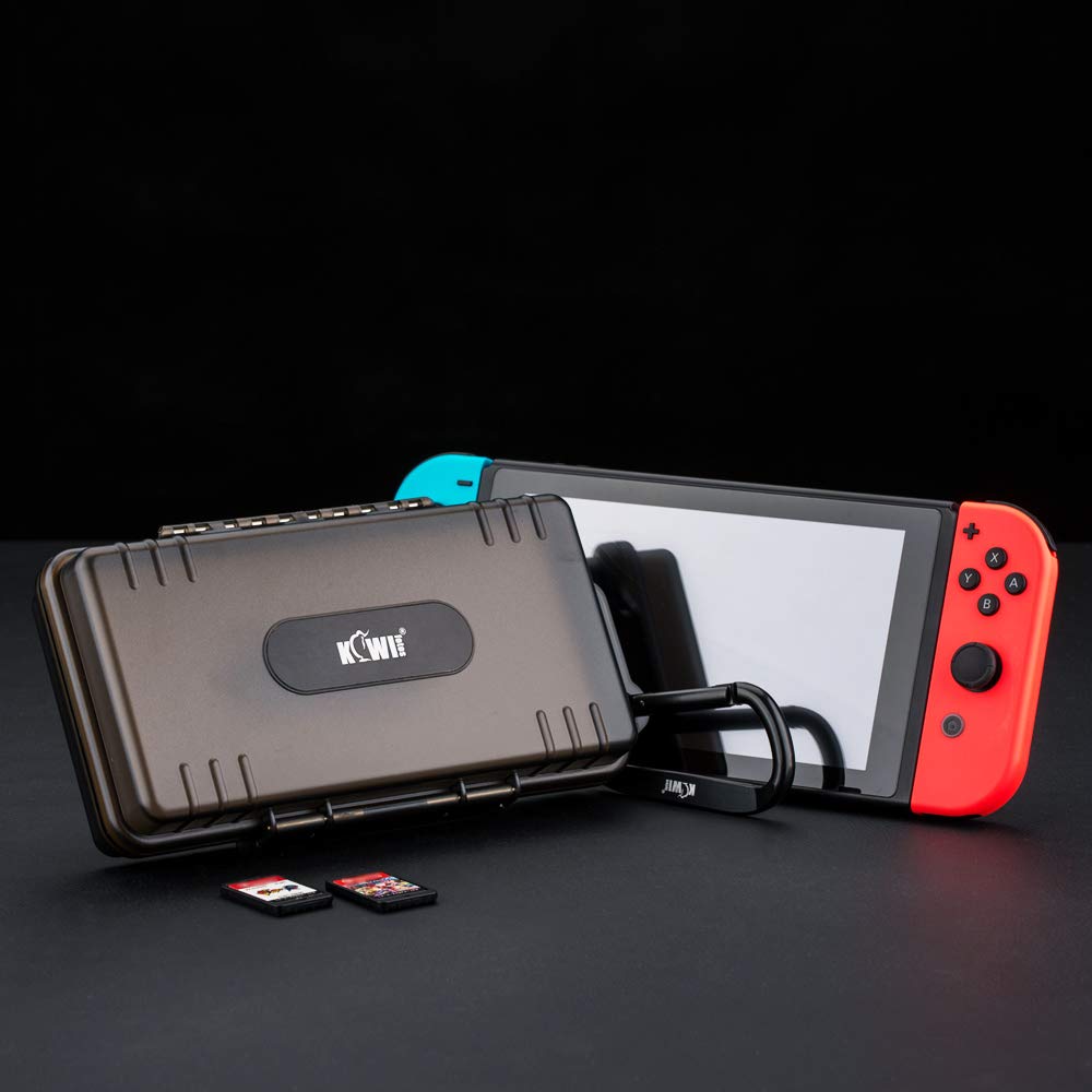 Waterproof 40-Slot Memory Card Holder for SD, SDHC, SDXC, NS (Nintendo Switch), PSV (PS Vita) - Compact Storage Case for Cameras, Gaming Consoles & Electronic Devices