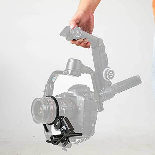 FeiyuTech Brushless Motor Follow Focus Kit - Compatible with SCORP-Mini/SCORP/SCORP-C/SCORP 2 Camera Gimbals - Professional Lens Control System for DSLR & Mirrorless Cameras - Perfect for Filmmaking, Vlogging and Cinematic Photography