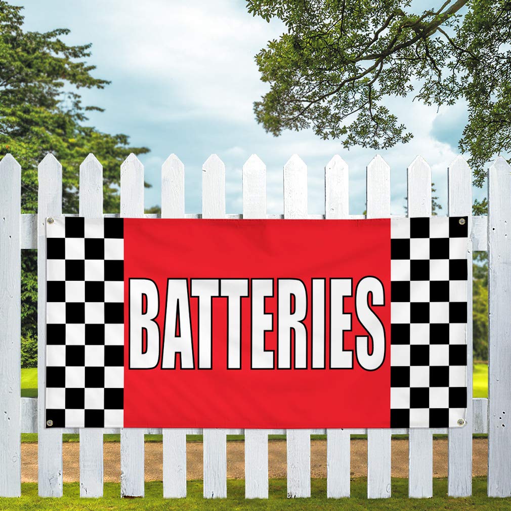 Vinyl Banner 48x96 Inches - Heavy Duty Weatherproof Outdoor Sign with 8 Grommets for Advertising, Automotive, Industrial & Yard Signs (Multiple Sizes Available) - Perfect for Business Promotion, Events, and Outdoor Branding