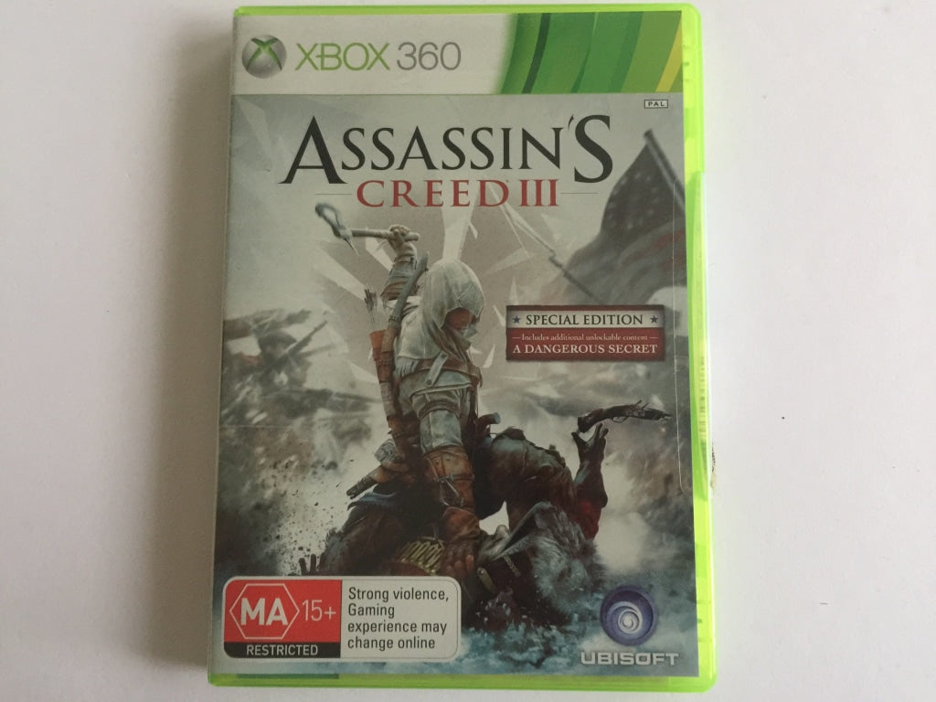 Assassin's Creed 3 Complete Edition - Xbox One/PS4 Game with Original Case | Action-Adventure Historical Game for Adults & Teens | Perfect for Gaming Nights & Collectors