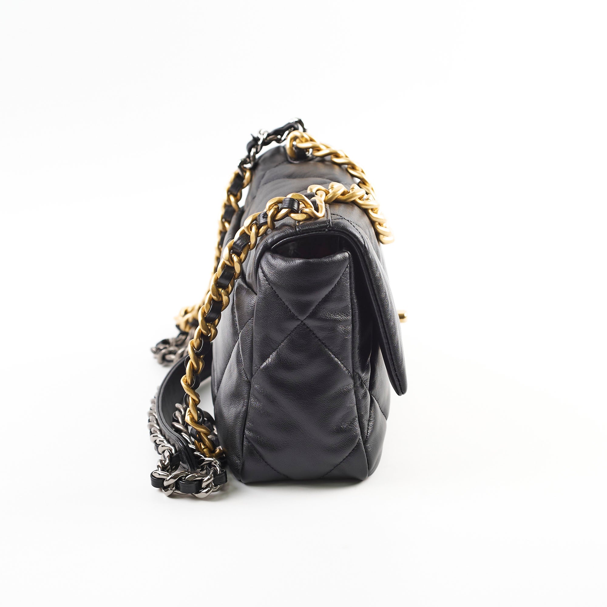 Chanel Small 19 Handbag Black 30 Series - Luxury Crossbody Bag for Women, Perfect for Date Night & Evening Events