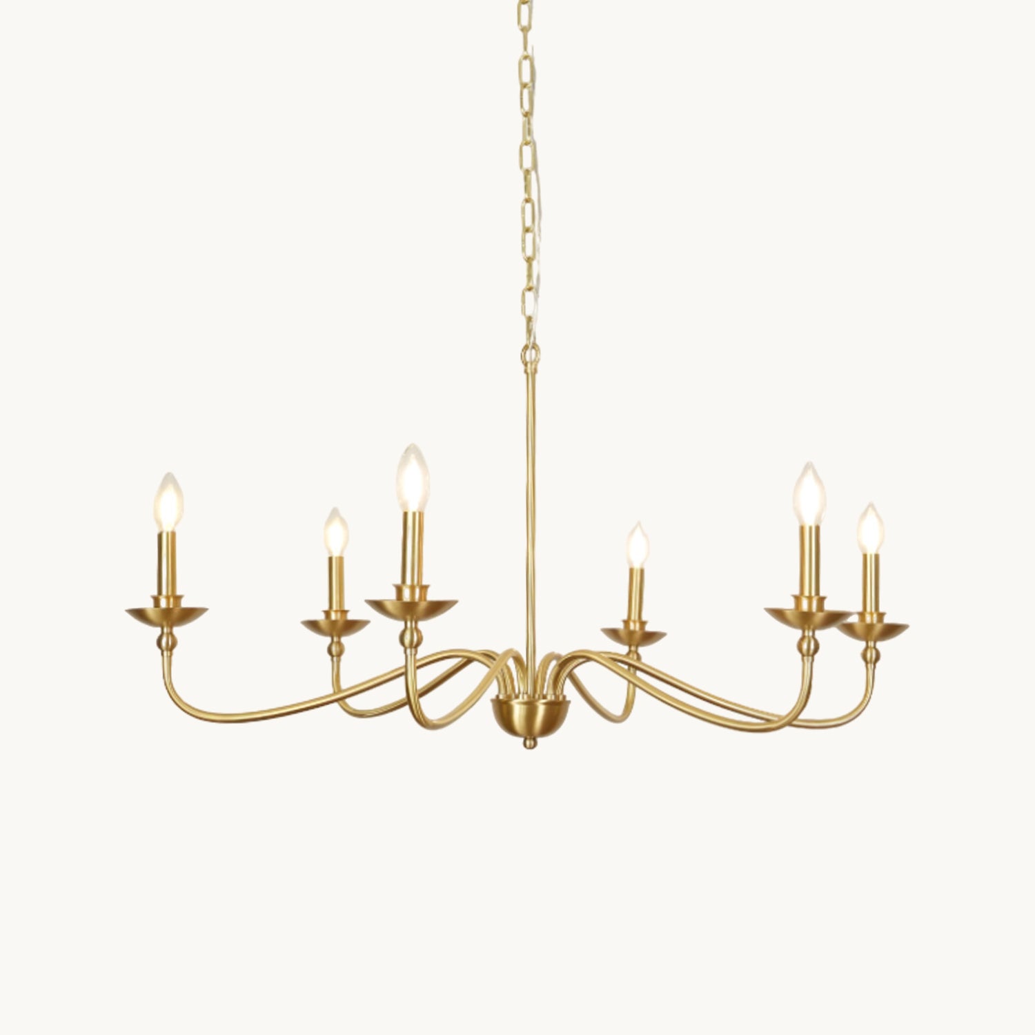Elegant Eleanor Crystal Chandelier - Modern Ceiling Light Fixture for Dining Room, Bedroom & Living Room Decor