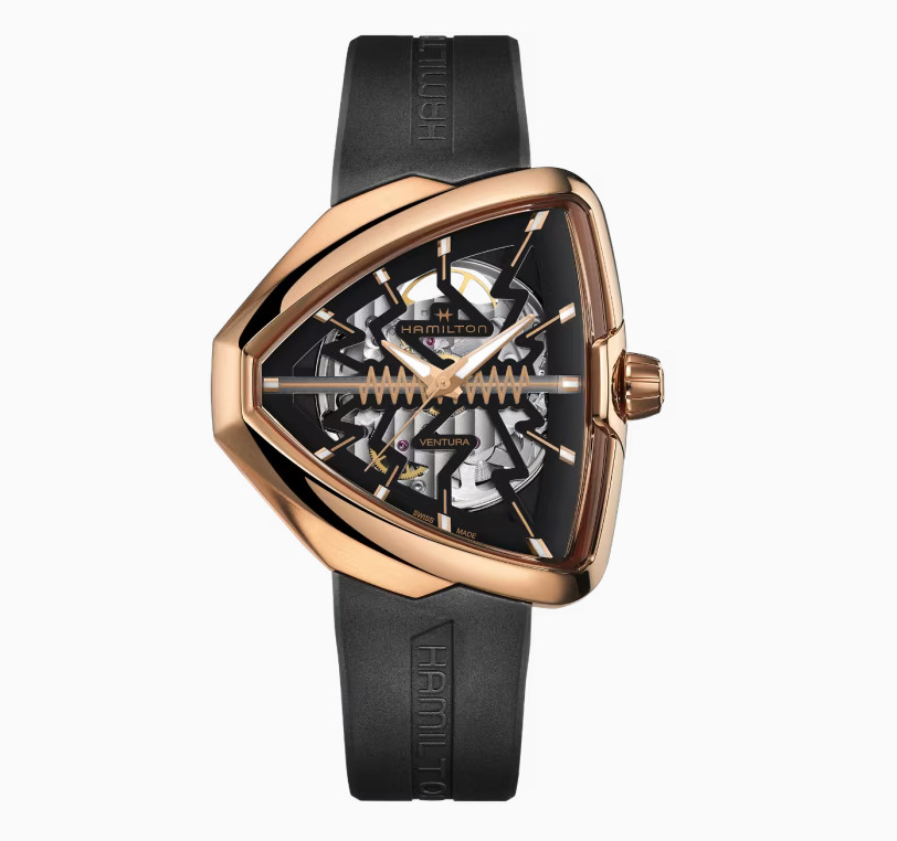 Hamilton Ventura Elvis80 Skeleton Automatic Watch - Luxury Men's Skeleton Dial Timepiece for Business, Formal Events & Collector's Display