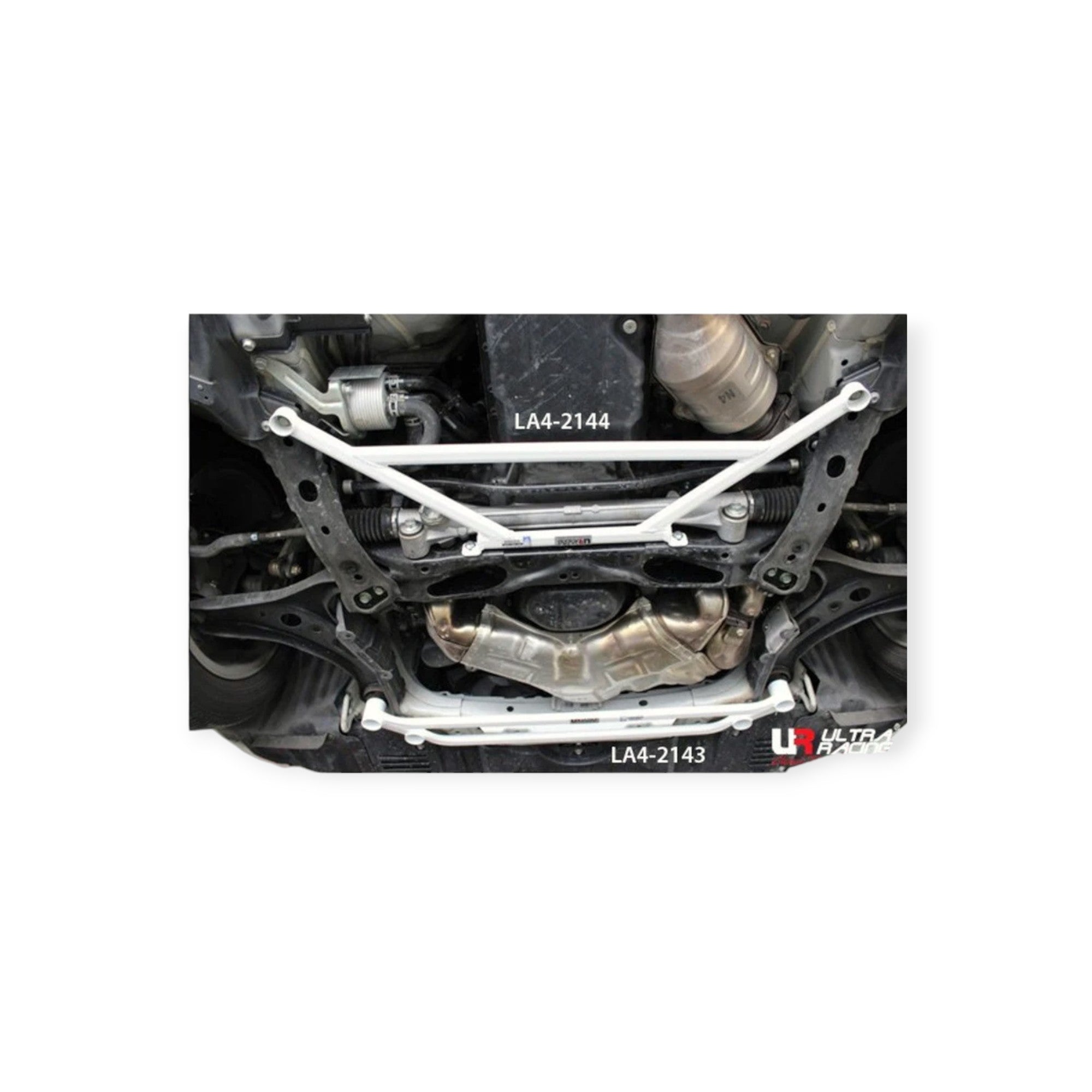 Ultra Racing GT86/FRS/BRZ Front Lower Steering Brace (4 Points) - High Performance Chassis Reinforcement for Improved Handling & Stability - Perfect for Track Days & Street Driving