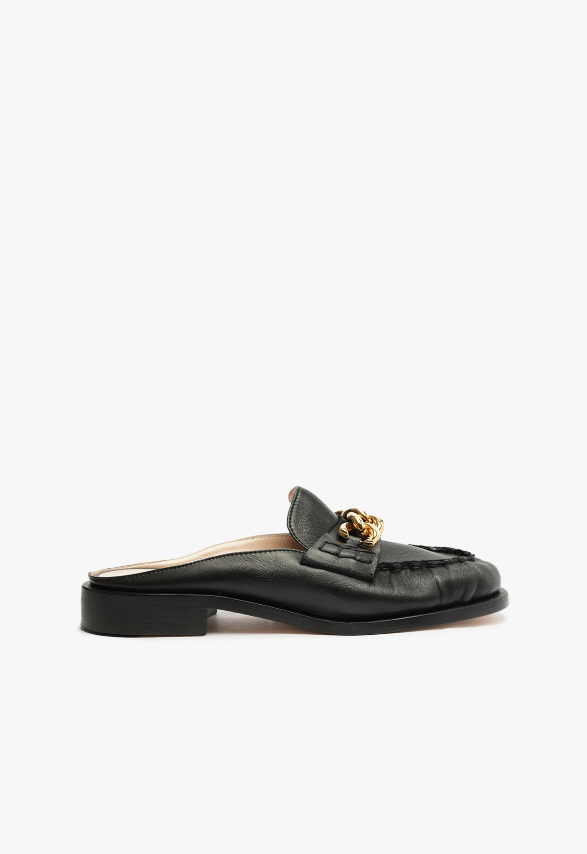 Luca Chain Leather Flat Shoes for Women - Comfortable & Stylish Ballet Flats - Perfect for Casual Wear, Office, and Everyday Outfits