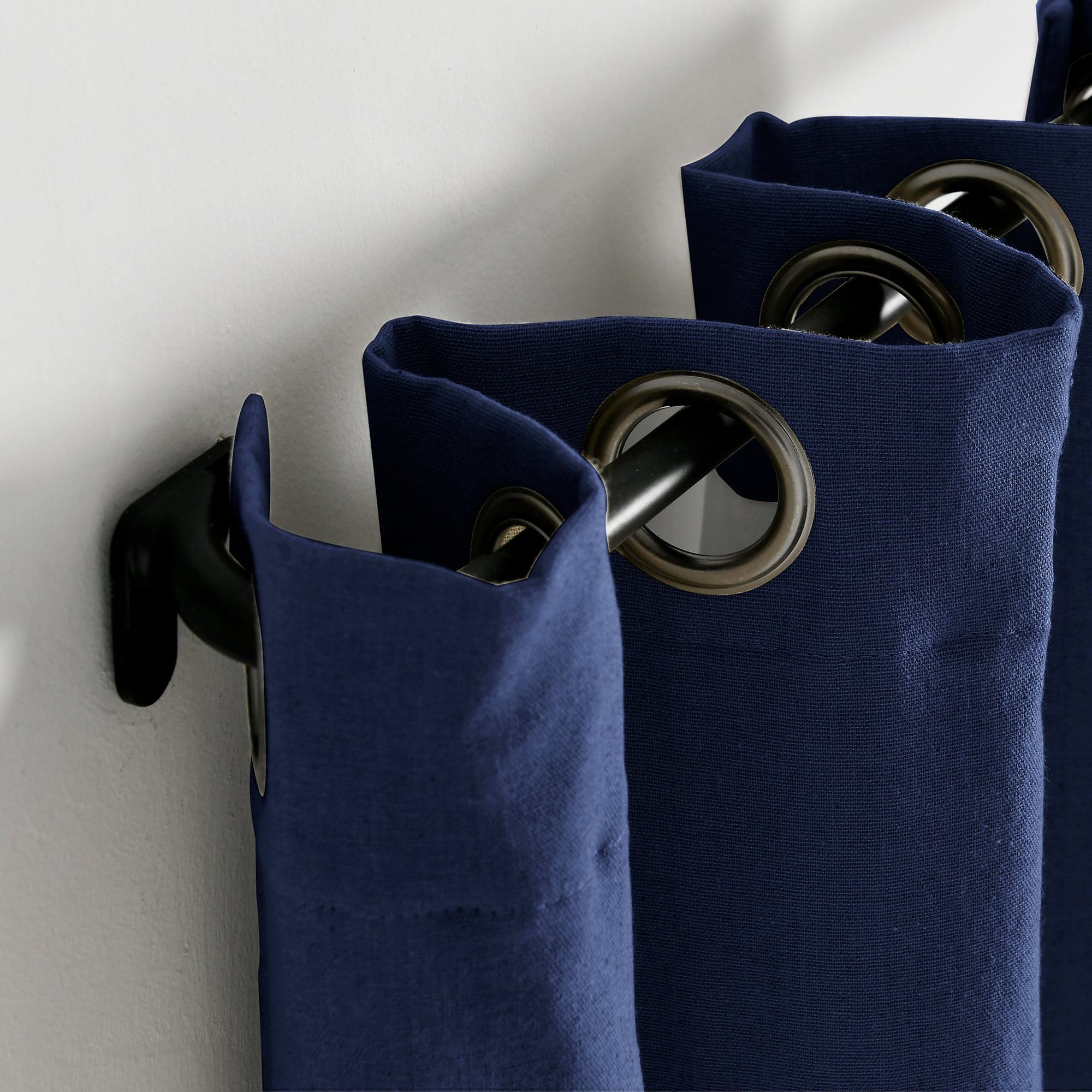 Blackout Curtains for Bedroom - Thermal Insulated Faux Linen Window Panels with Grommet Top for Noise Reduction & Light Blocking - Perfect for Home, Office, and Nursery