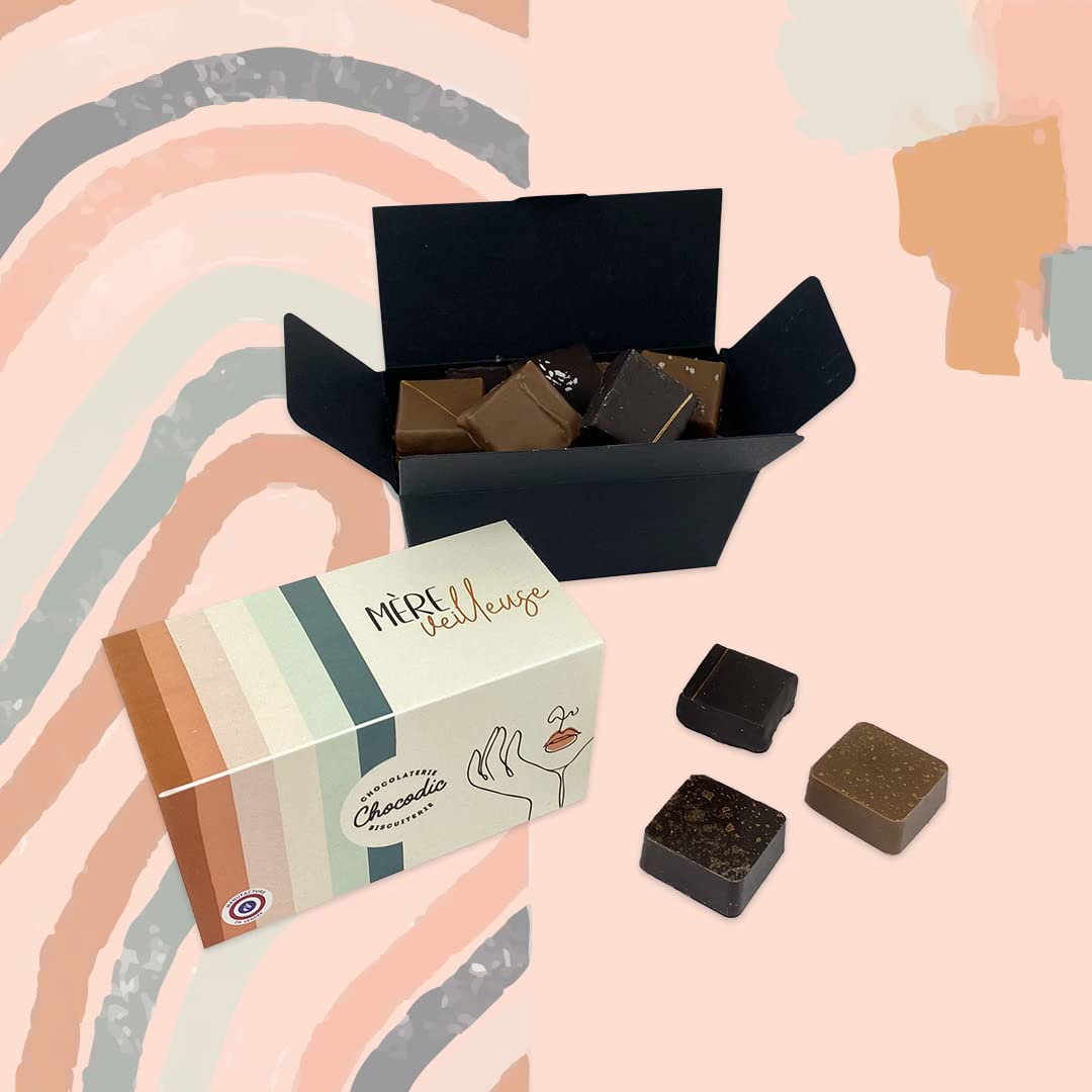 Personalized Mother's Day Chocolate Gift Box - 150g Custom Chocolate Ballotin for Mom - Perfect for Mother's Day Celebrations & Special Occasions
