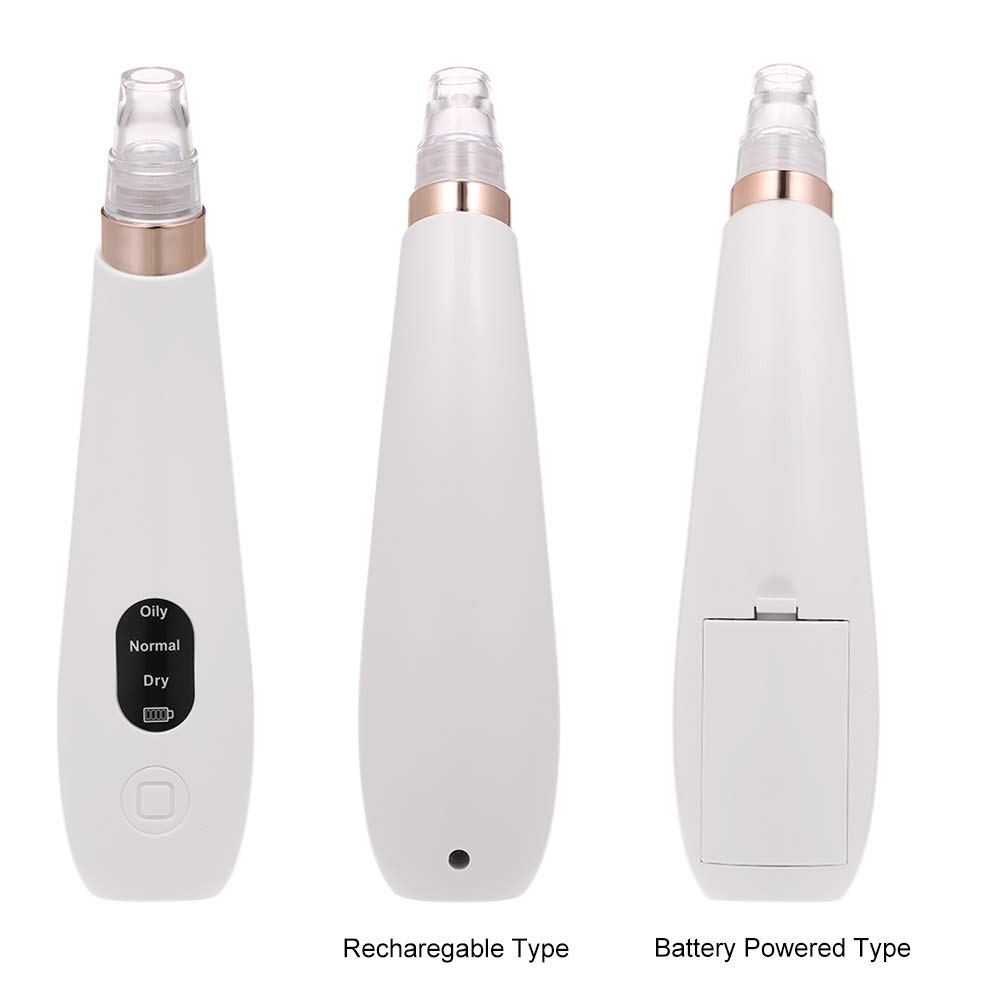 Blackhead Remover Vacuum - Electric Facial Pore Cleaner with LED Display, Comedone Extractor Kit for Deep Cleansing - Perfect for Acne Treatment & Skin Care at Home