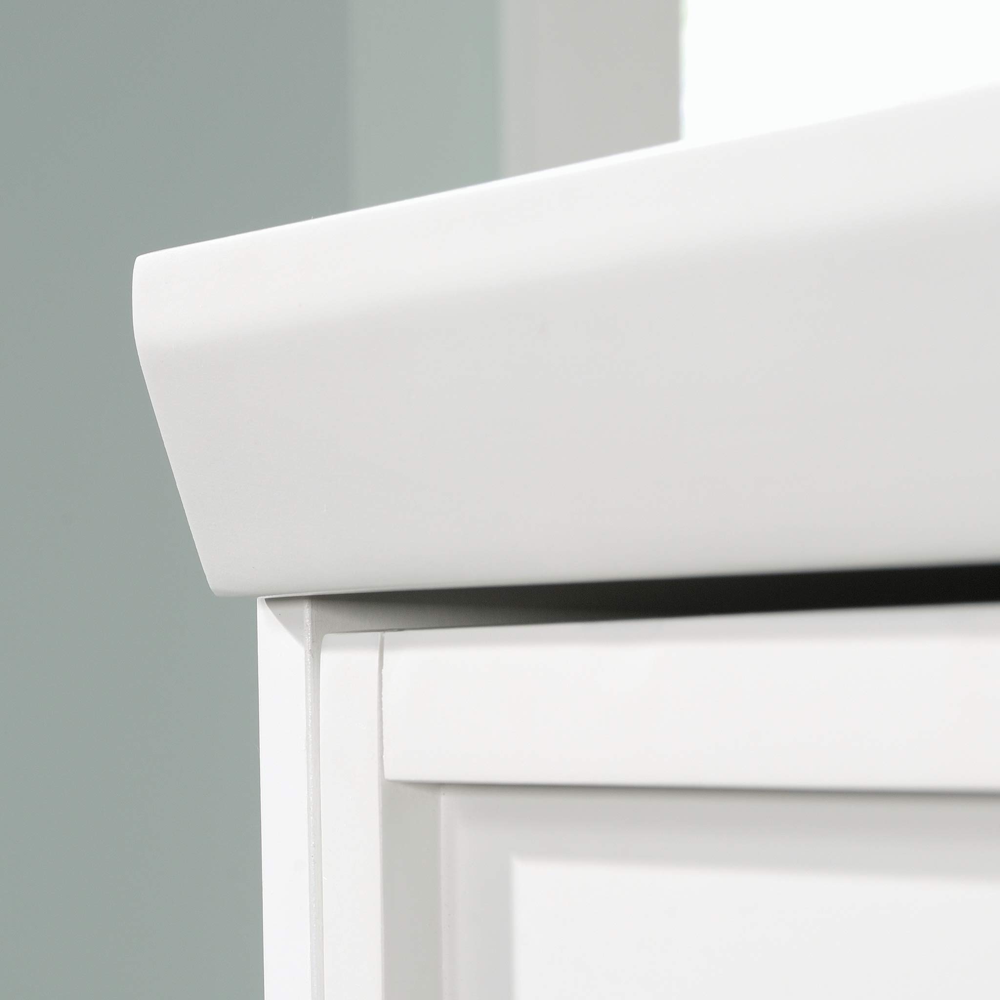 Sauder Craft Pro Series Storage Hutch with Adjustable Shelves - White Craft Organizer for Scrapbooking, Sewing & DIY Supplies - Perfect for Craft Room, Office & Home Organization