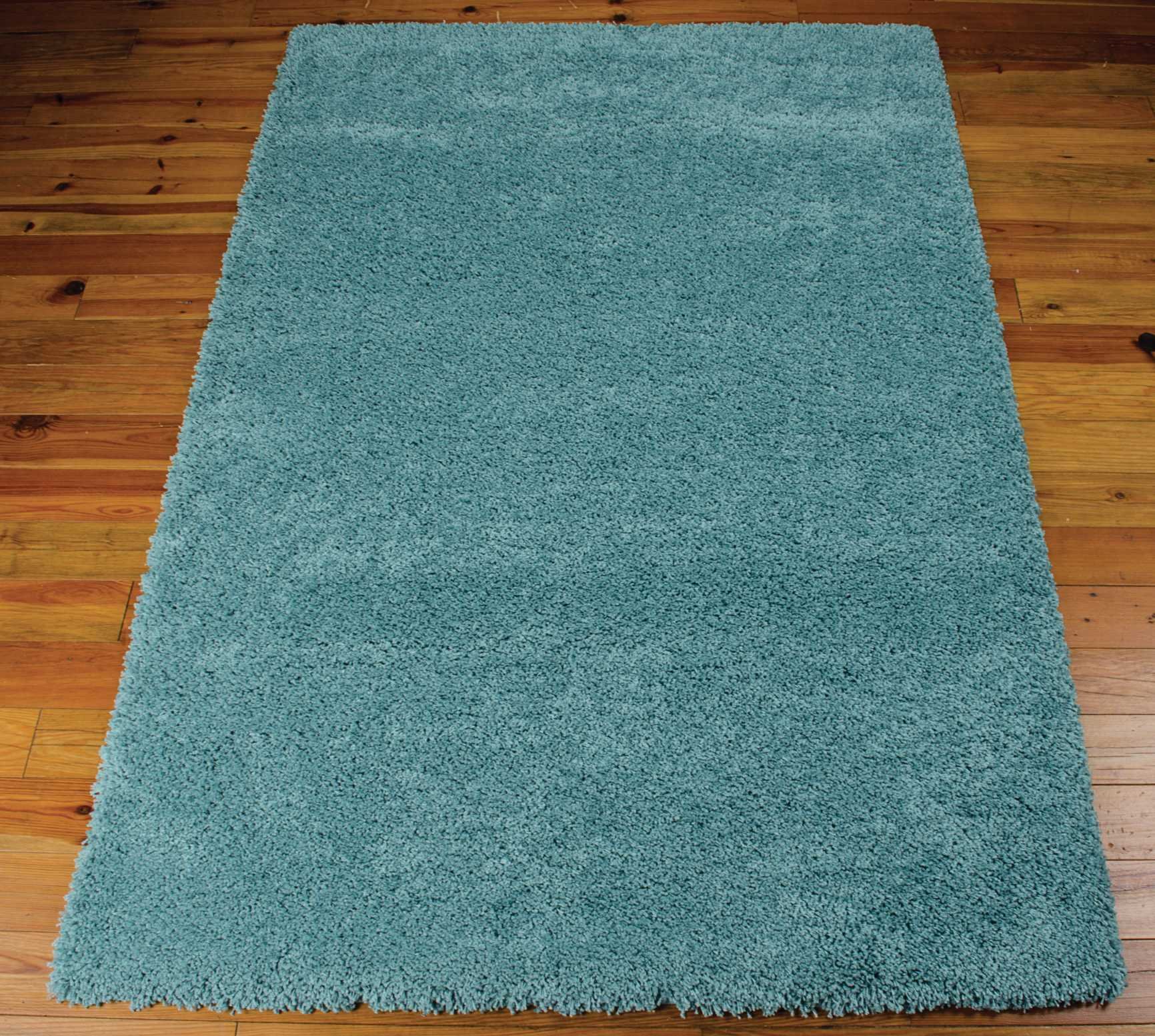 Nourison Amore Shag Aqua 3'11