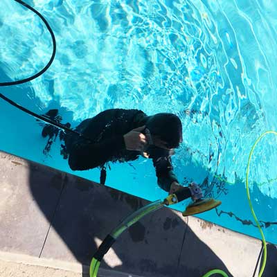 Air 680UW Underwater Pneumatic Polisher - Professional Marine Grade Tool for Boat Hull Cleaning & Underwater Surface Polishing