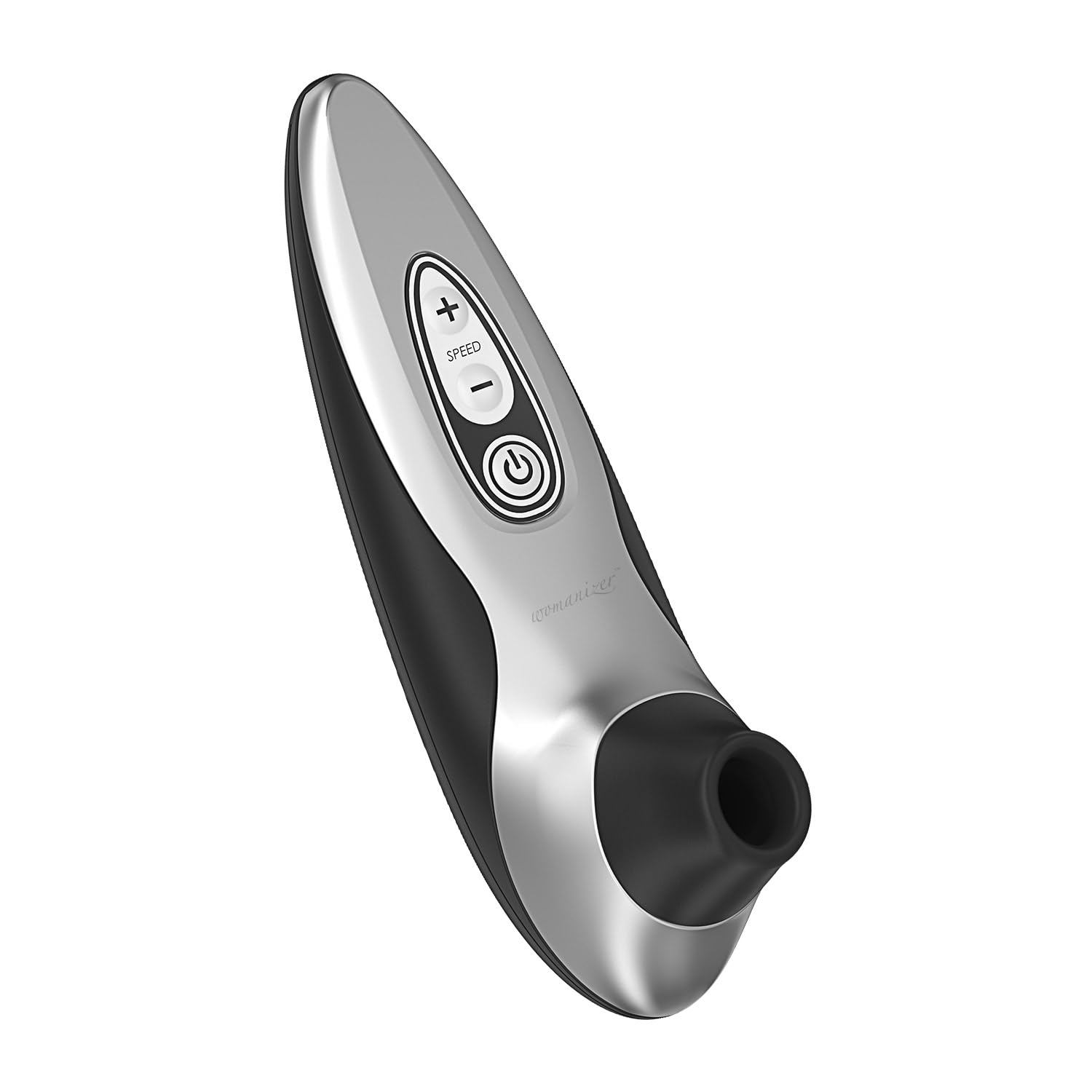Womanizer Pro40 Clitoris Stimulator - 6 Suction Speeds Clitoral Vibrator for Women | Rechargeable Adult Sex Toy | Personal Massager for Solo & Couples Play | Black Pleasure Device for Enhanced Sensual Experience