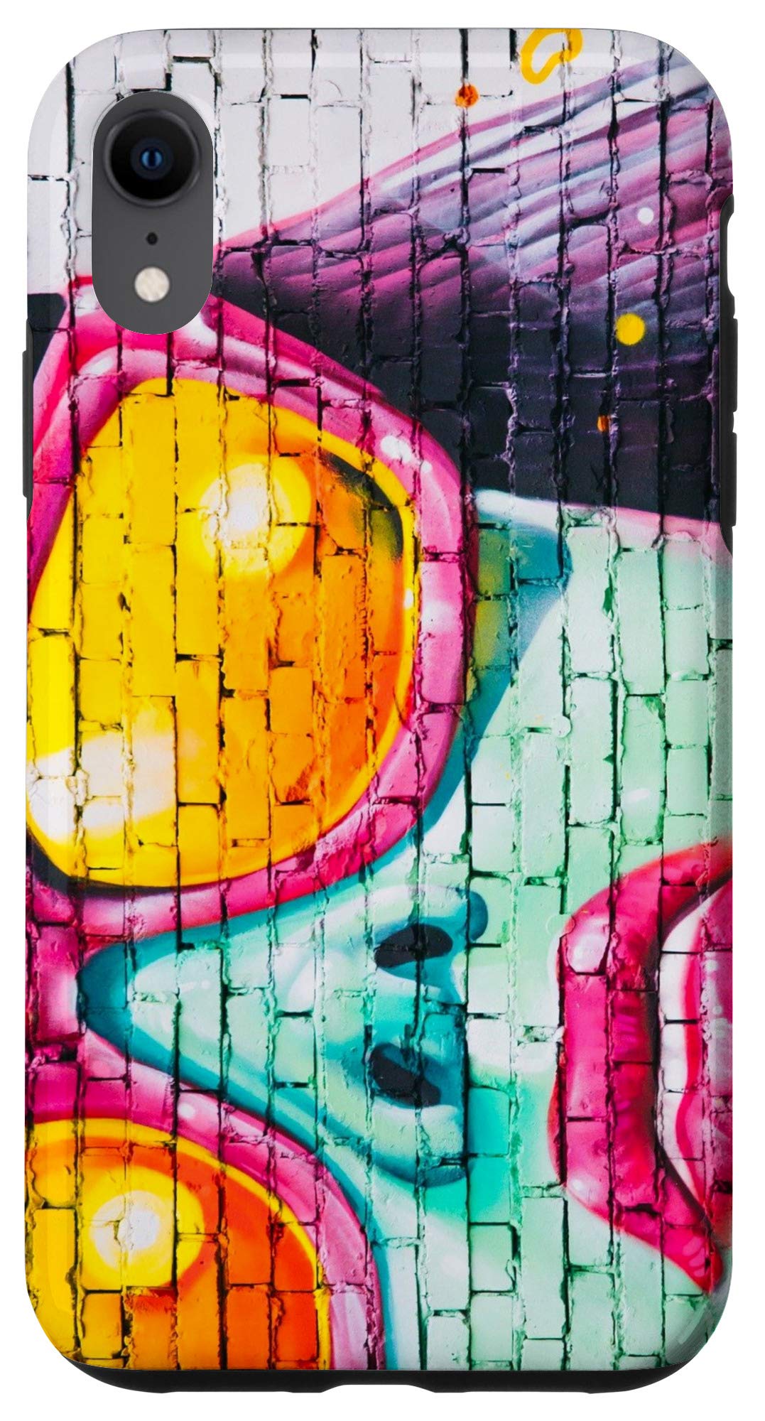 iPhone XR Case - Street Art Design Featuring Woman on Wall - Durable Protective Cover for Everyday Use & Travel