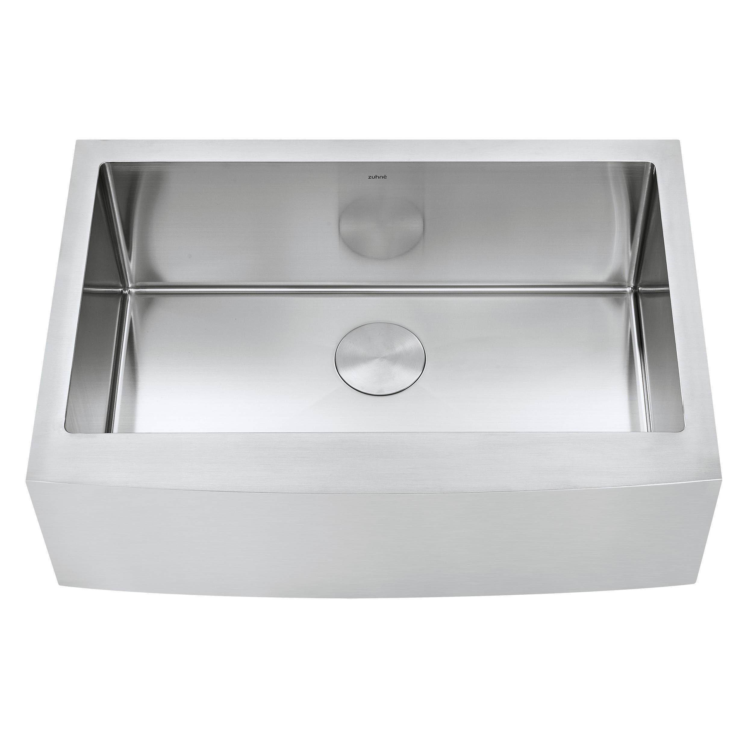 Premium 30-Inch Stainless Steel Farmhouse Kitchen Sink - 16-Gauge Single Bowl Apron Front Design for Modern & Rustic Kitchens | Perfect for Cooking, Washing Dishes & Food Prep