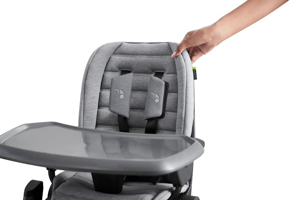 Baby Jogger City Bistro High Chair - Portable & Adjustable Infant Feeding Seat with Easy-Clean Tray - Perfect for Home, Restaurant & Travel Use