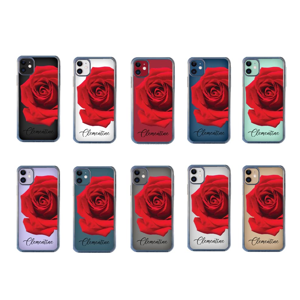 Guard Dog Case for iPhone 12/12 Pro - Clear Protective Bumper with Custom Rose Design | Shockproof & Scratch-Resistant | Perfect for Everyday Use, Travel & Outdoor Activities