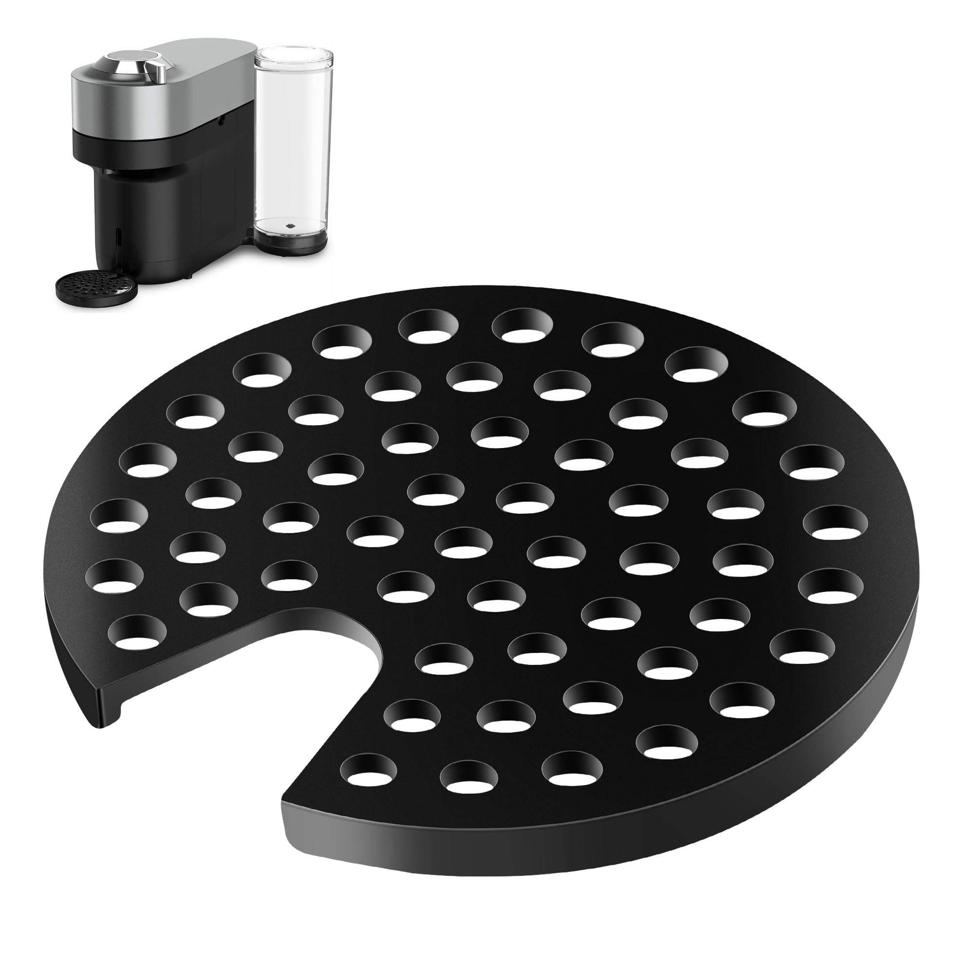 Krups Nespresso Vertuo Next Drip Tray Grid - Black Coffee Maker Accessory for Vertuo Next Grinder & Machine | Perfect for Countertop Organization & Spill Prevention