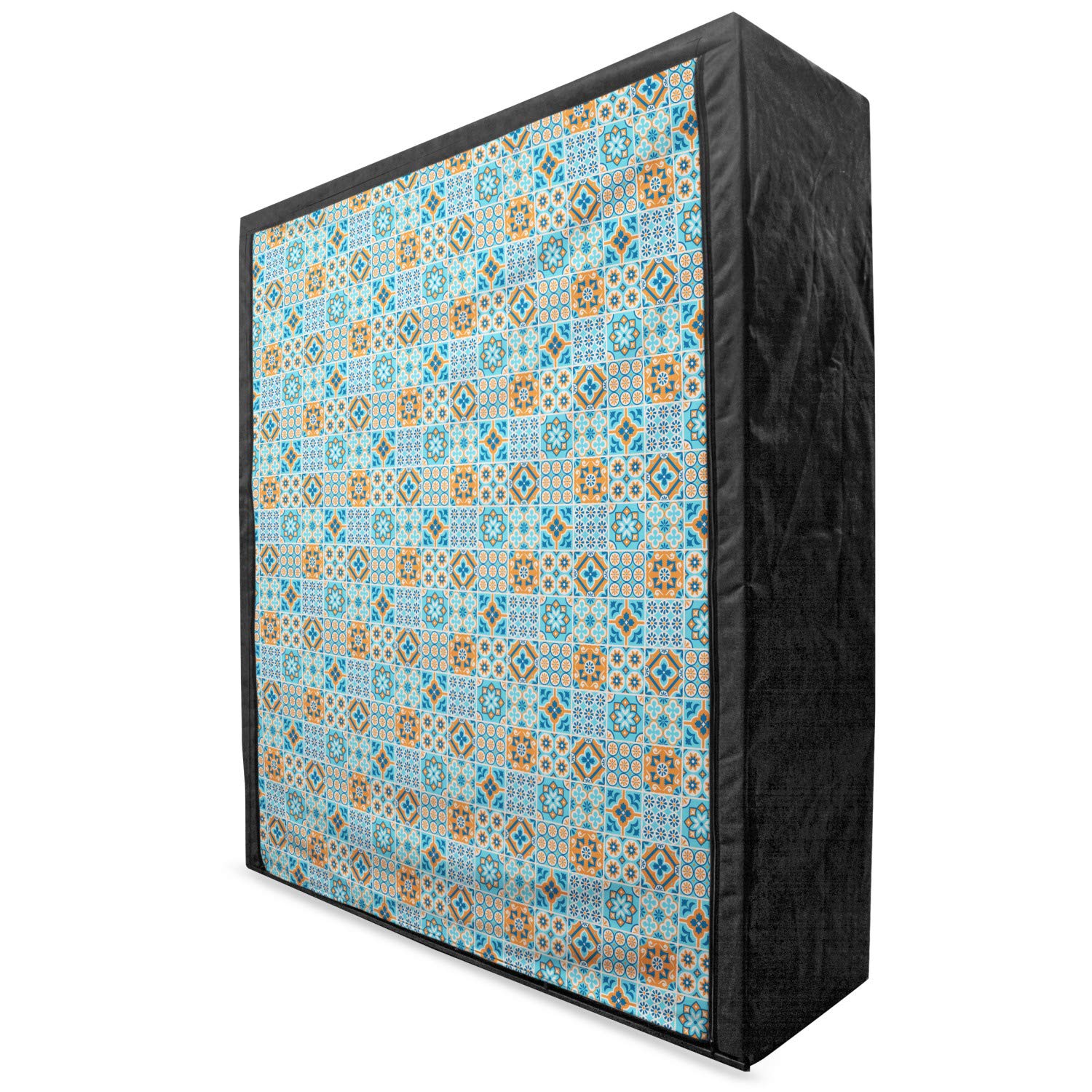 Ambesonne Moroccan Portable Fabric Wardrobe with Floral Design - 59