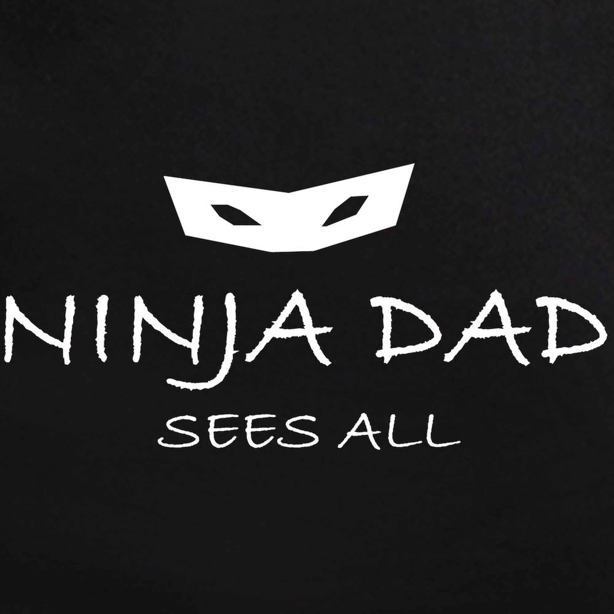 Ninja Dad Men's Dark Pajama Set - 2-Piece Lounge & Sleepwear for Fathers - Perfect for Relaxing at Home, Lounging & Family Movie Nights