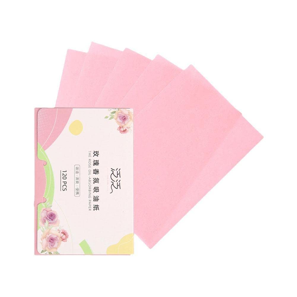 Portable Oil Absorbing Sheets for Face - Matcha Facial Blotting Paper, Grease Removal & Makeup Wipes | Travel-Friendly, On-the-Go Shine Control for Oily Skin (Perfect for Gym, Office & Touch-Ups)