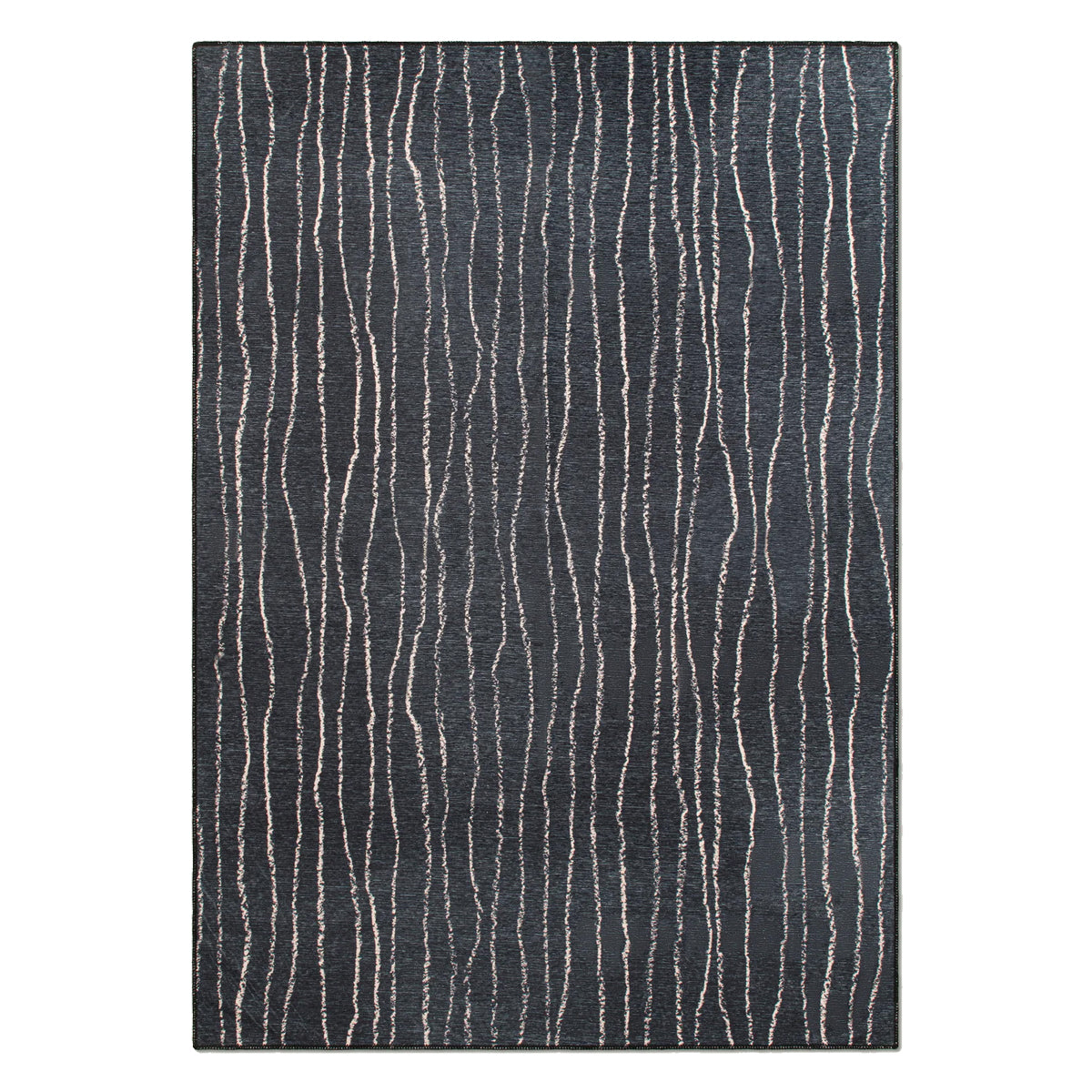 Atlas Chenille Washable Rug - Soft & Durable Non-Slip Area Rug for Living Room, Bedroom, Nursery - Machine Washable & Stain Resistant