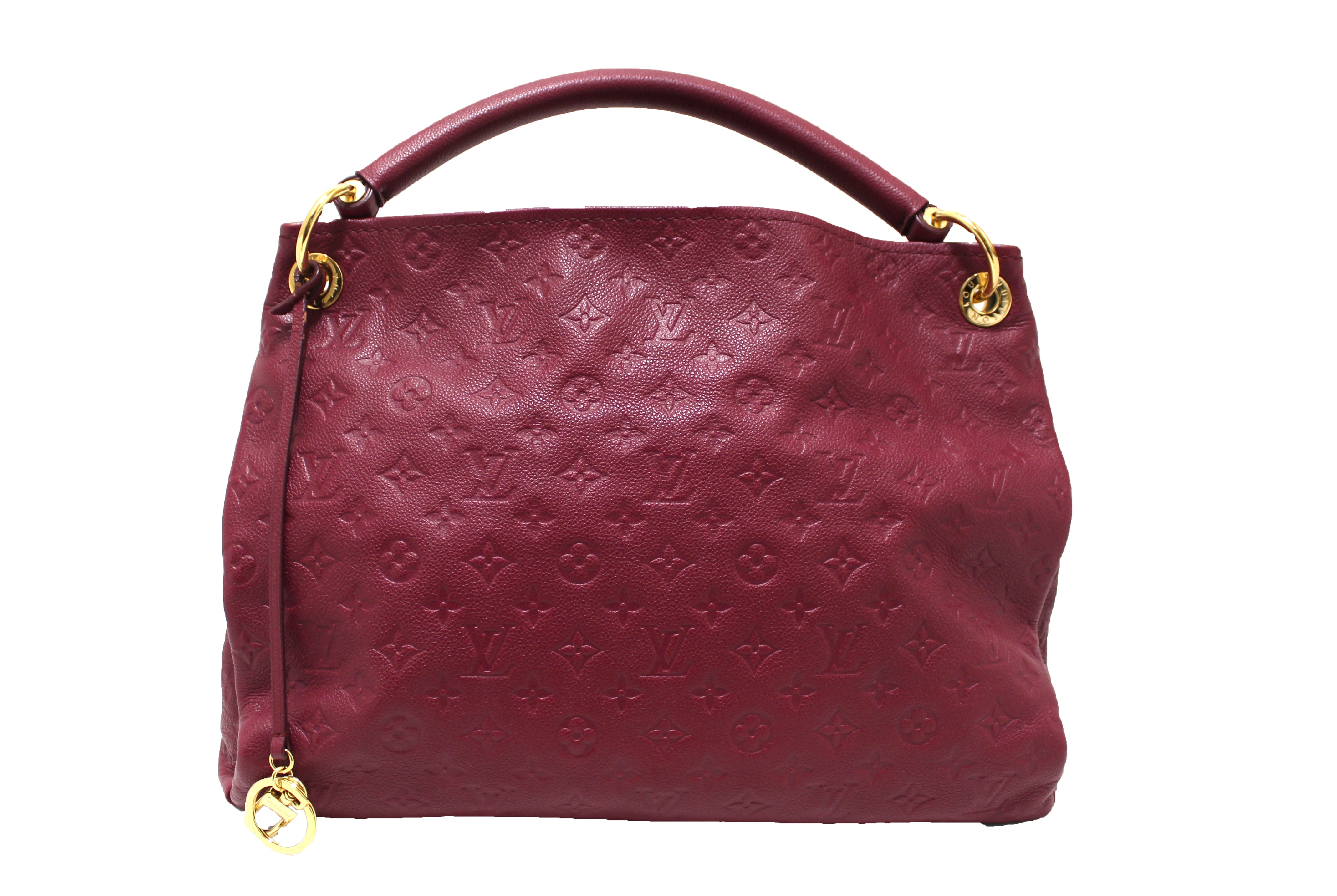 Authentic Louis Vuitton Pink Empreinte Leather Artsy MM Hobo Bag - Luxury Designer Handbag for Women, Perfect for Work, Travel & Everyday Use