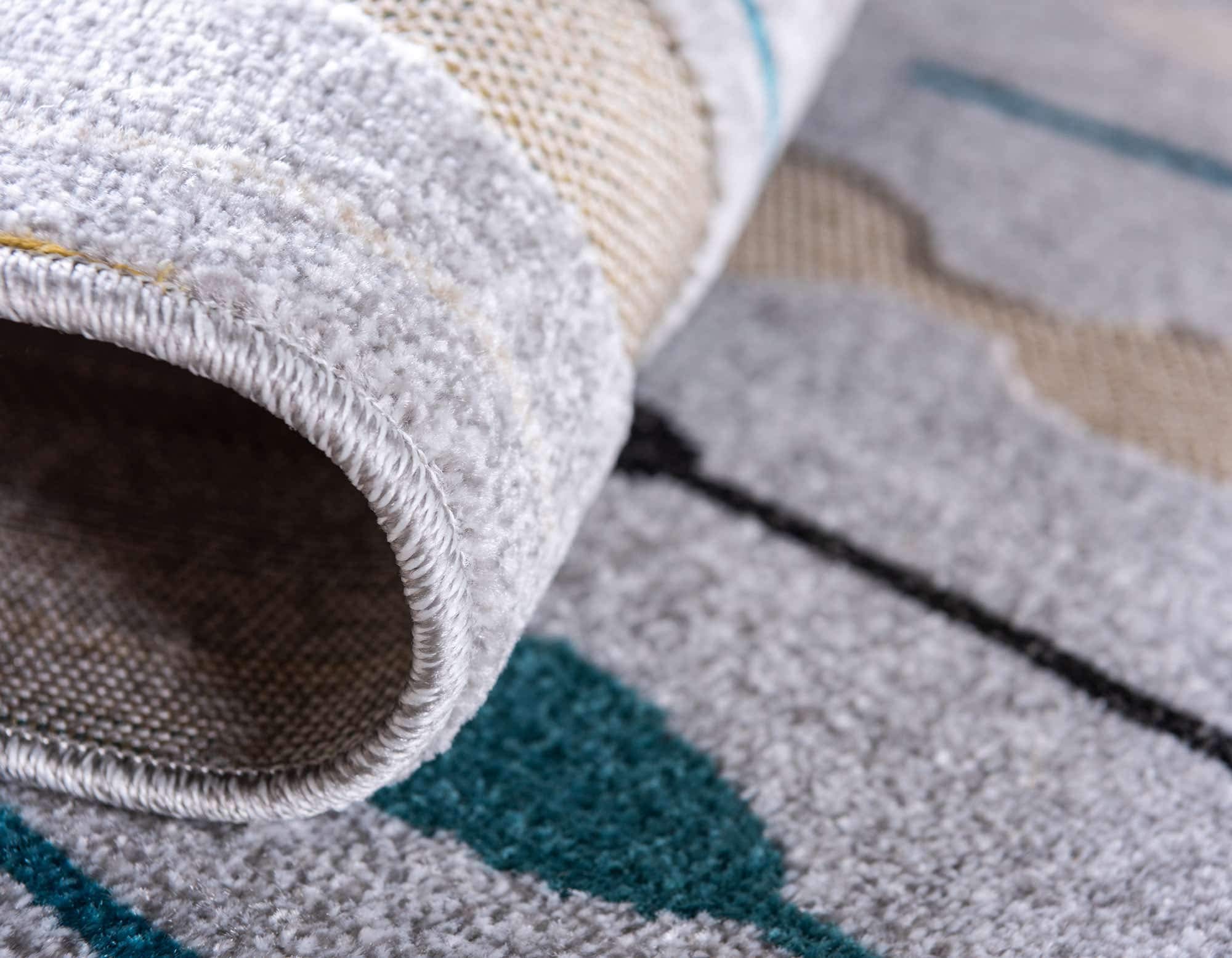 Unique Loom Modern Outdoor Area Rug - Seattle Collection 6'1