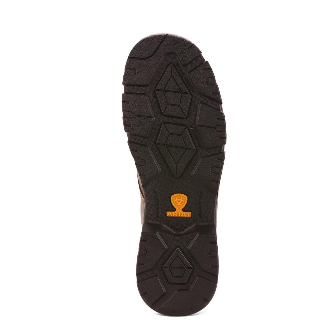 Edge LTE Composite Toe Waterproof Chukka Work Boot Dark Brown