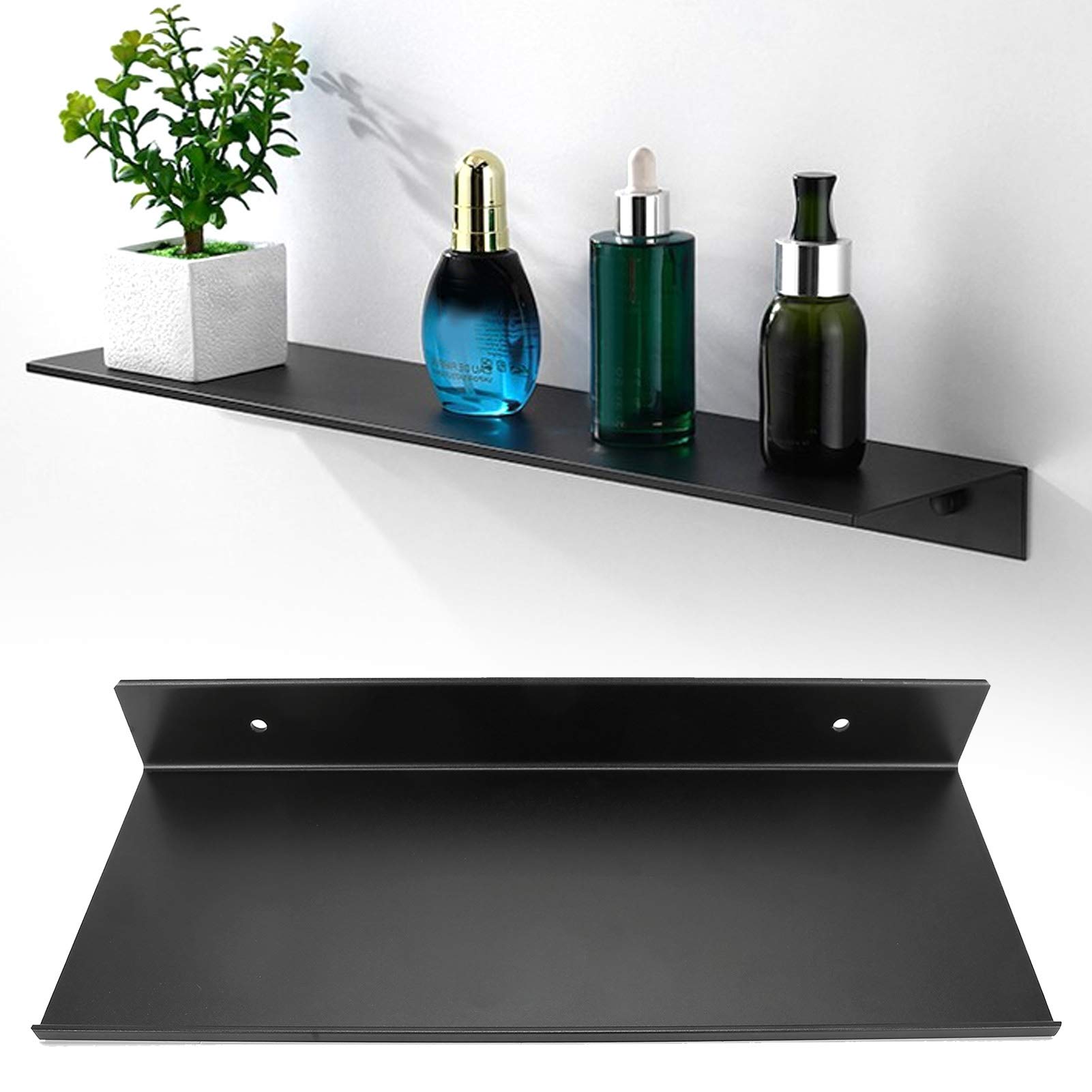 Wall Mounted Bathroom Hanging Shelf - Punch-Free Storage Rack for Kitchen & Bathroom Organization | Perfect for Small Spaces, Shower Caddies & Towel Storage