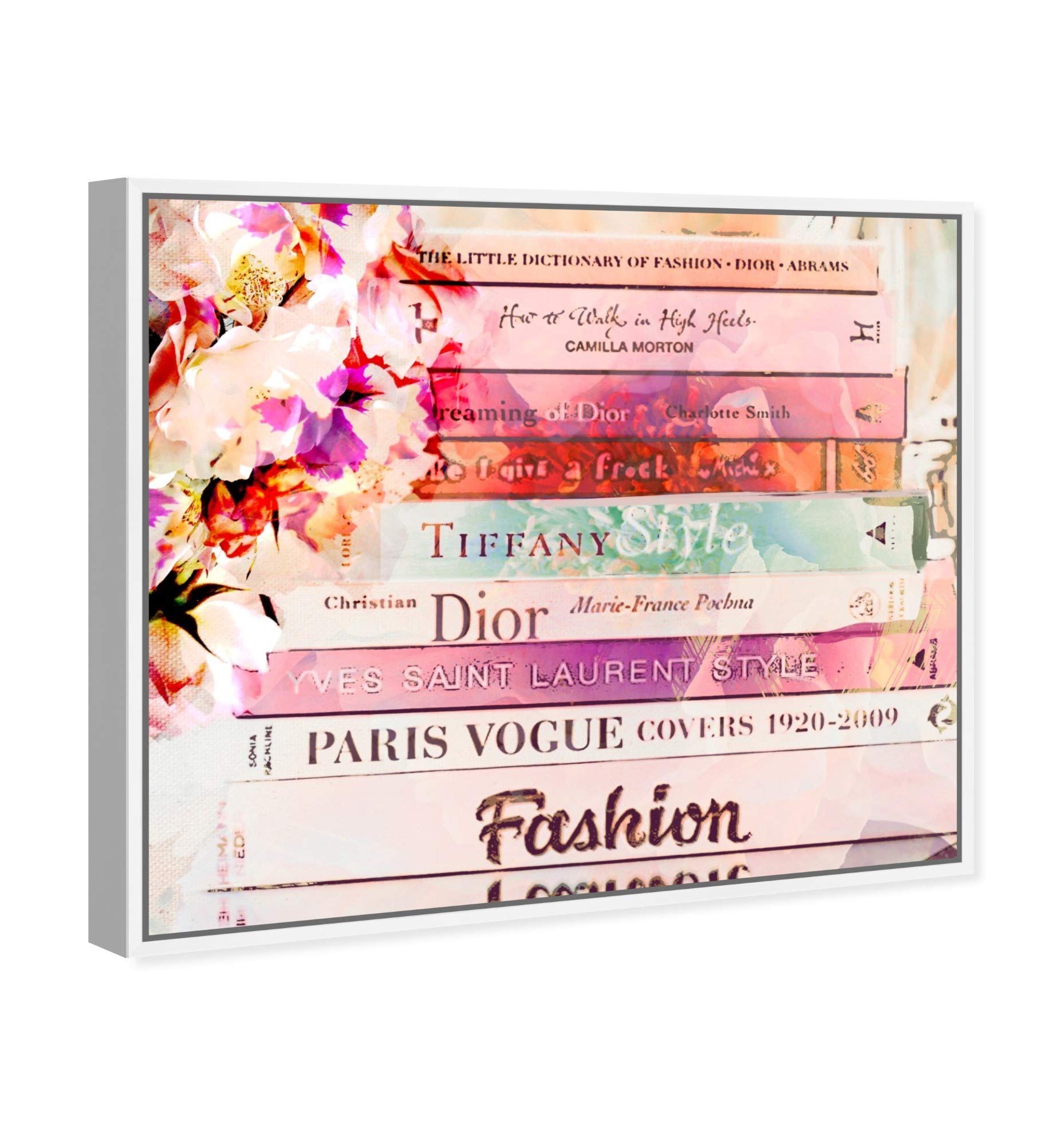 Romantica Spring Pink Framed Wall Art Canvas Print - 24x20 Inches - Fashion & Glam Home Décor by Oliver Gal Artist Co. | Perfect for Living Room, Bedroom & Office Decor