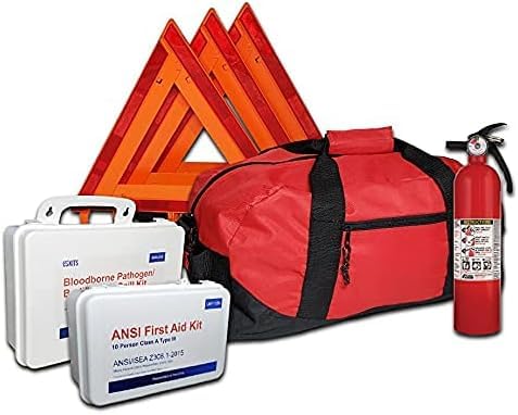 All-in-One NEMT DOT OSHA Compliant First Aid Kit - Essential Medical Supplies for Non-Emergency Medical Transport & Workplace Safety