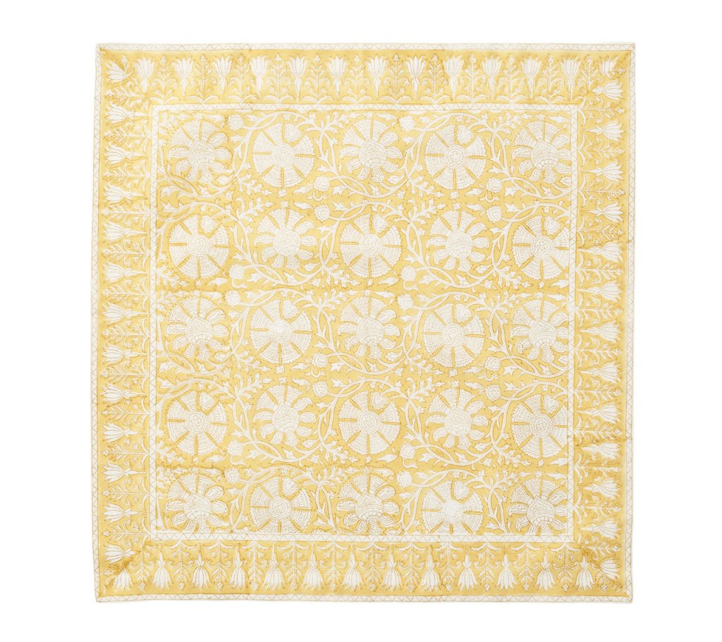 Provence Style Napkins - Set of 4 French Country Cotton Table Linens for Dining, Kitchen & Party Decor