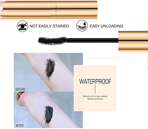 Royal Black Ultra Soft 24H Curling Mascara - Volumizing & Lengthening Waterproof Mascara for Dramatic Lashes - Perfect for Day to Night Makeup & Special Occasions