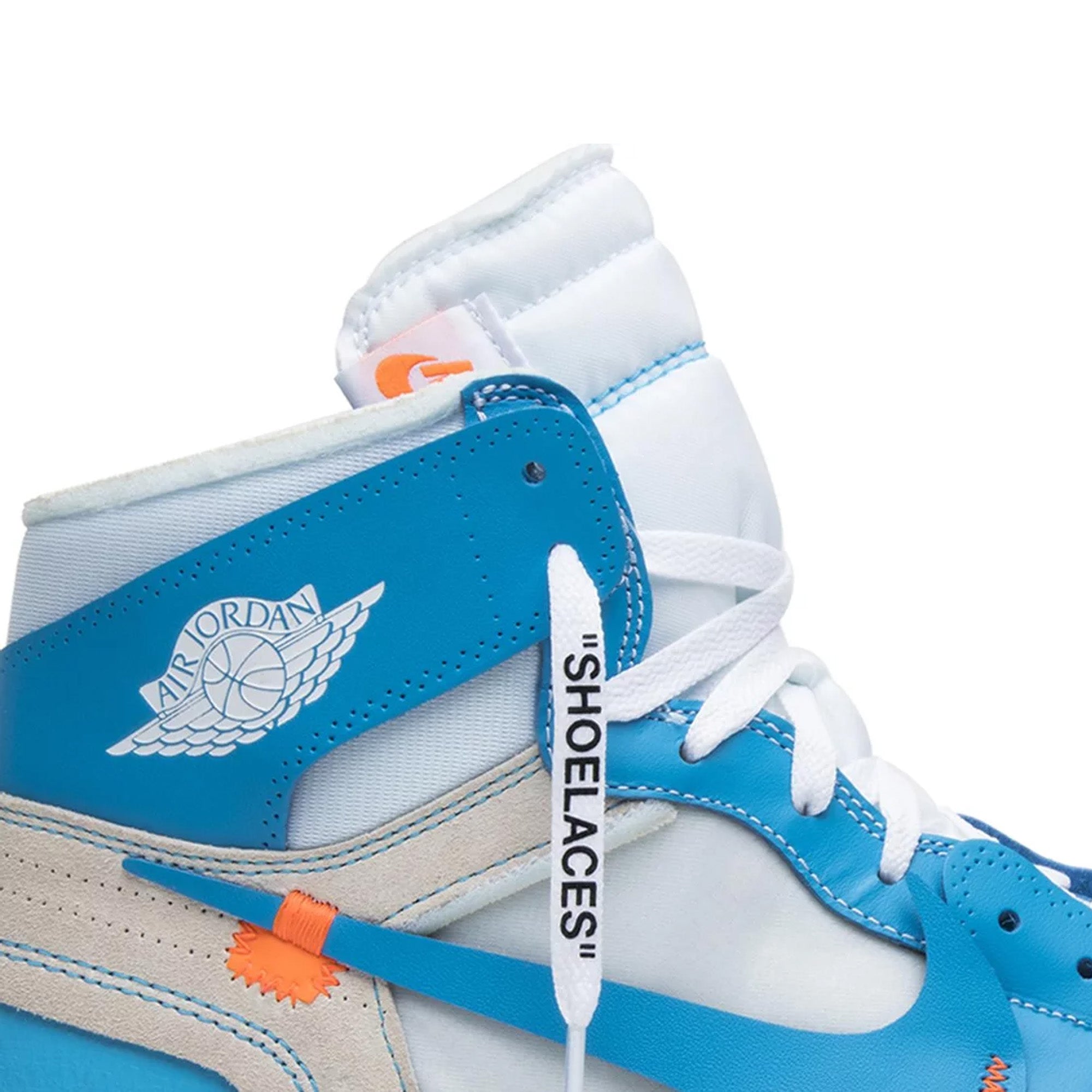 Authentic Air Jordan 1 x Off-White 'UNC' Retro High OG Sneakers (2018 Release) - Limited Edition Basketball Shoes for Streetwear & Sneaker Collectors