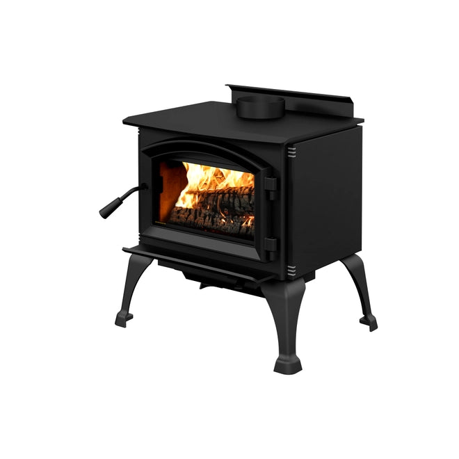 Enerzone Solutions 1.7 Wood Burning Stove - High Efficiency EPA Certified for Home Heating, Cabin & Outdoor Use