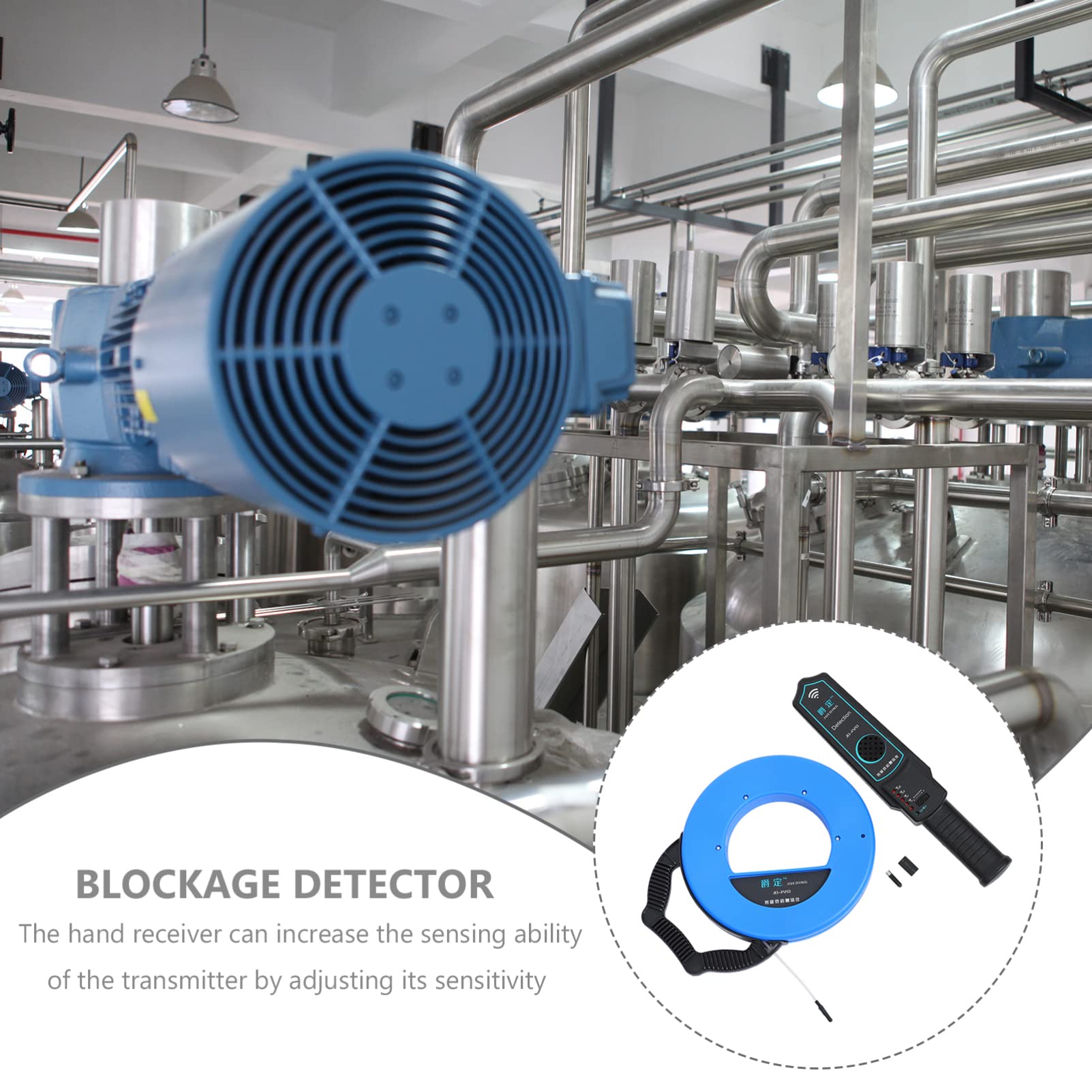 Wall Scanner & Pipe Blockage Detector - Professional Plumbing Tool for Locating Clogs in Pipes & Drains | Ideal for Home Inspection, Plumbing Repairs & DIY Projects