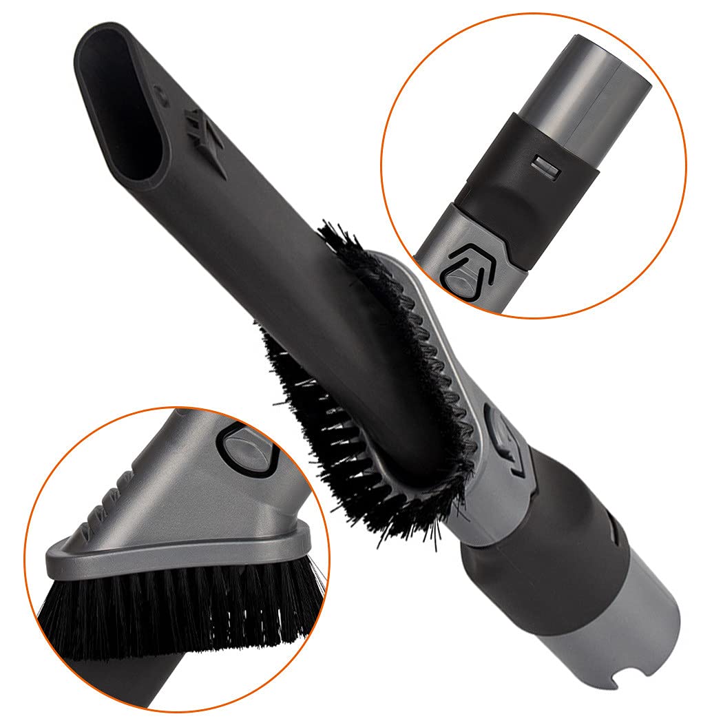 2-in-1 Dusting Brush & Crevice Tool Attachment for Shark Vacuum Cleaners | Perfect for Hard-to-Reach Corners, Furniture Cleaning & Pet Hair Removal