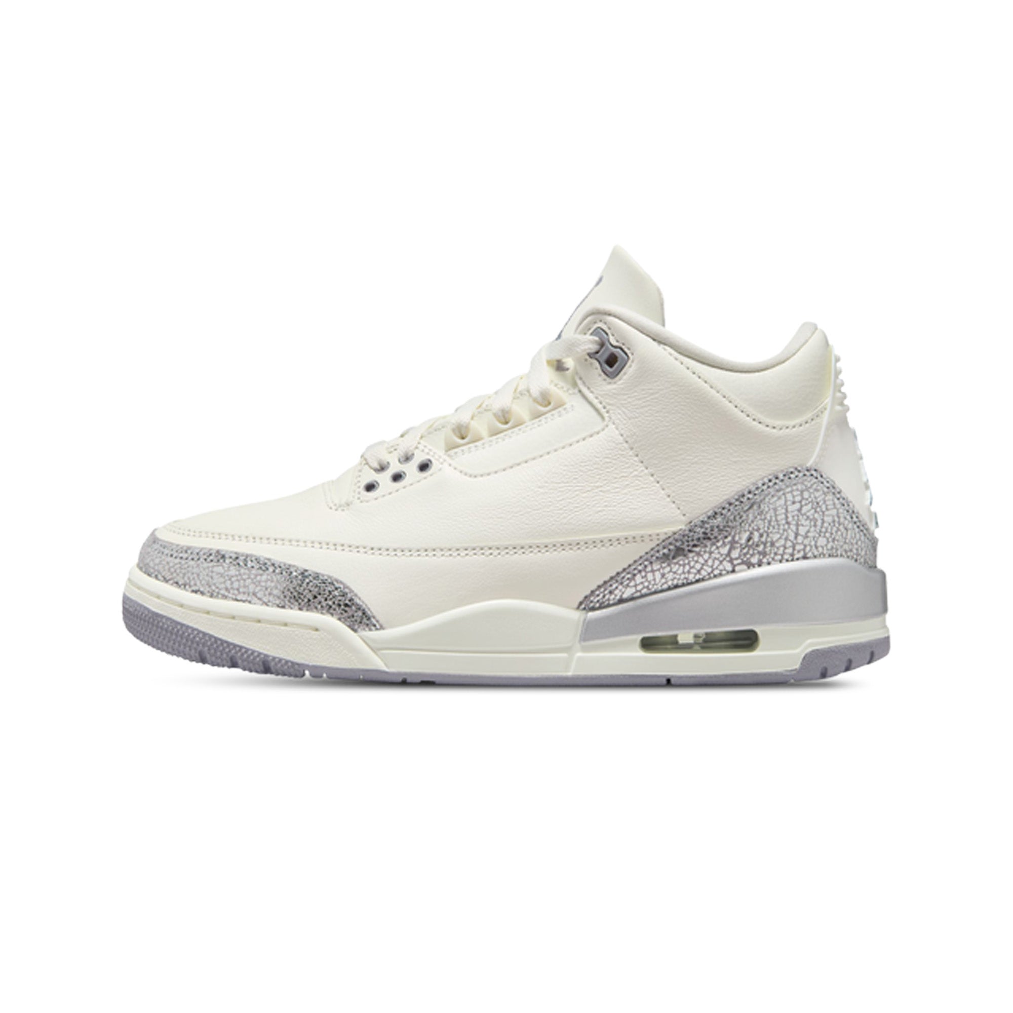 Air Jordan 3 Retro 'Sail Cement Grey' Women's Basketball Shoes (2025) - Classic Sneakers for Casual Wear, Street Style & Gym Workouts