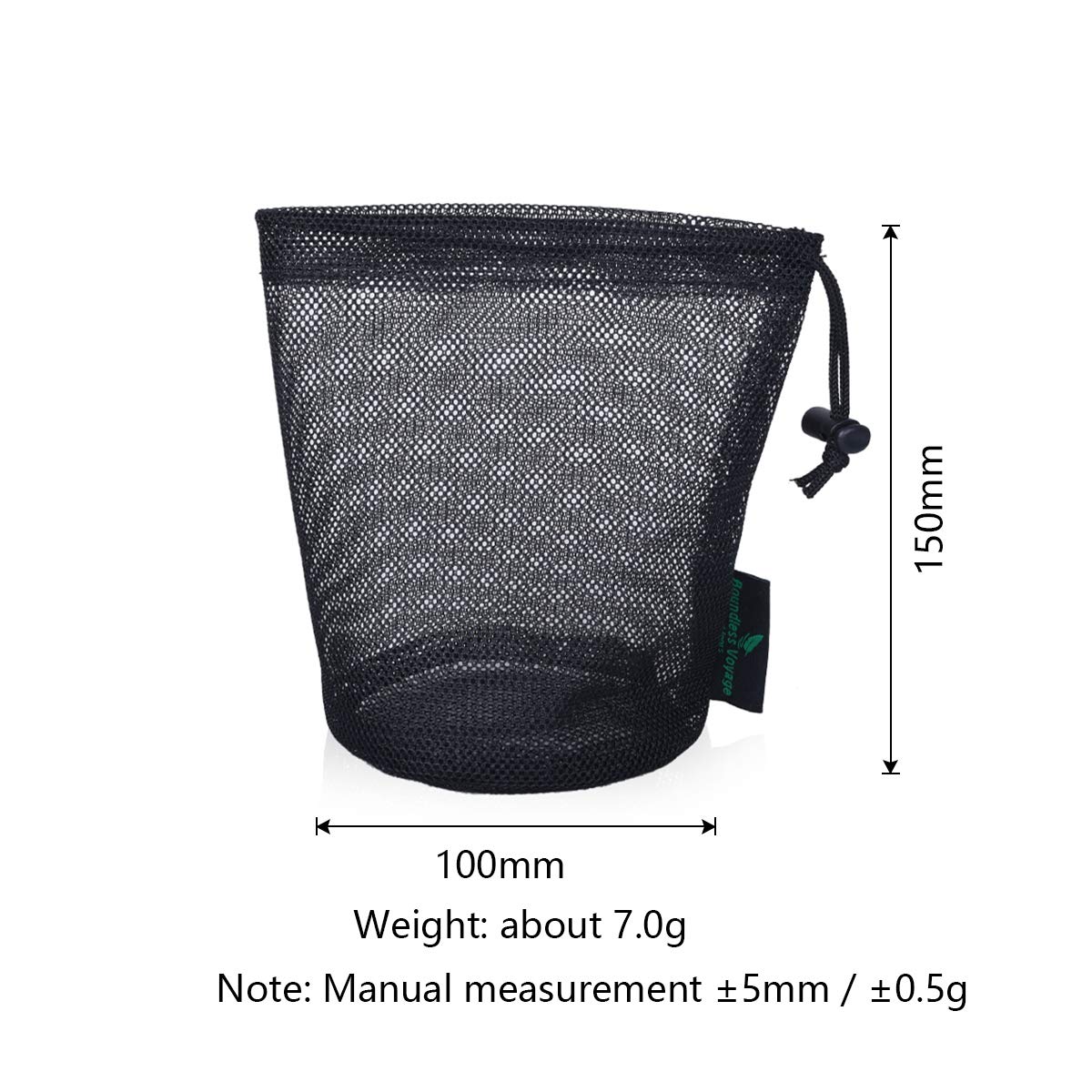 5-Pack Durable Nylon Mesh Storage Bags for Golf Balls, Pots & Outdoor Tools - Waterproof & Lightweight Organizer for Camping, Hiking & Sports Equipment
