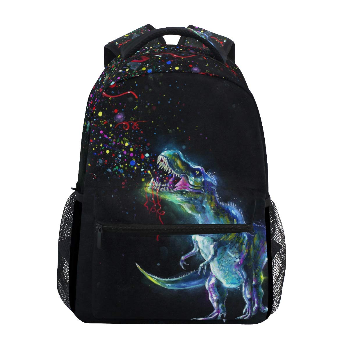 Dinosaur Themed School Backpack for Kids - Lightweight Travel Rucksack, Laptop Book Bag for Boys & Girls - Perfect for School, Travel & Outdoor Adventures