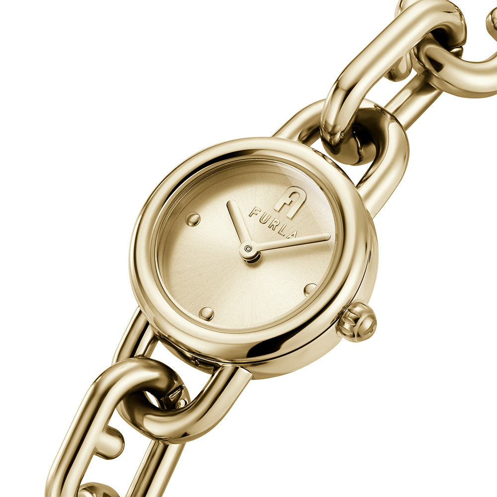 Furla WW00027003L2 Women's Gold-Tone Chain Bracelet - Elegant Fashion Jewelry for Daily Wear & Special Occasions