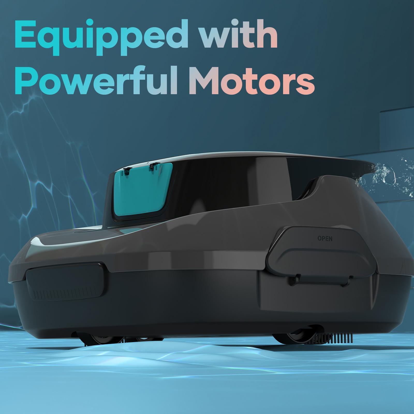 AIPER Cordless Robotic Pool Cleaner - Automatic Pool Vacuum with Self-Parking Technology, 90 Min Runtime for Above Ground & In-Ground Pools up to 40 FT - Perfect for Weekly Pool Maintenance & Seasonal Cleaning