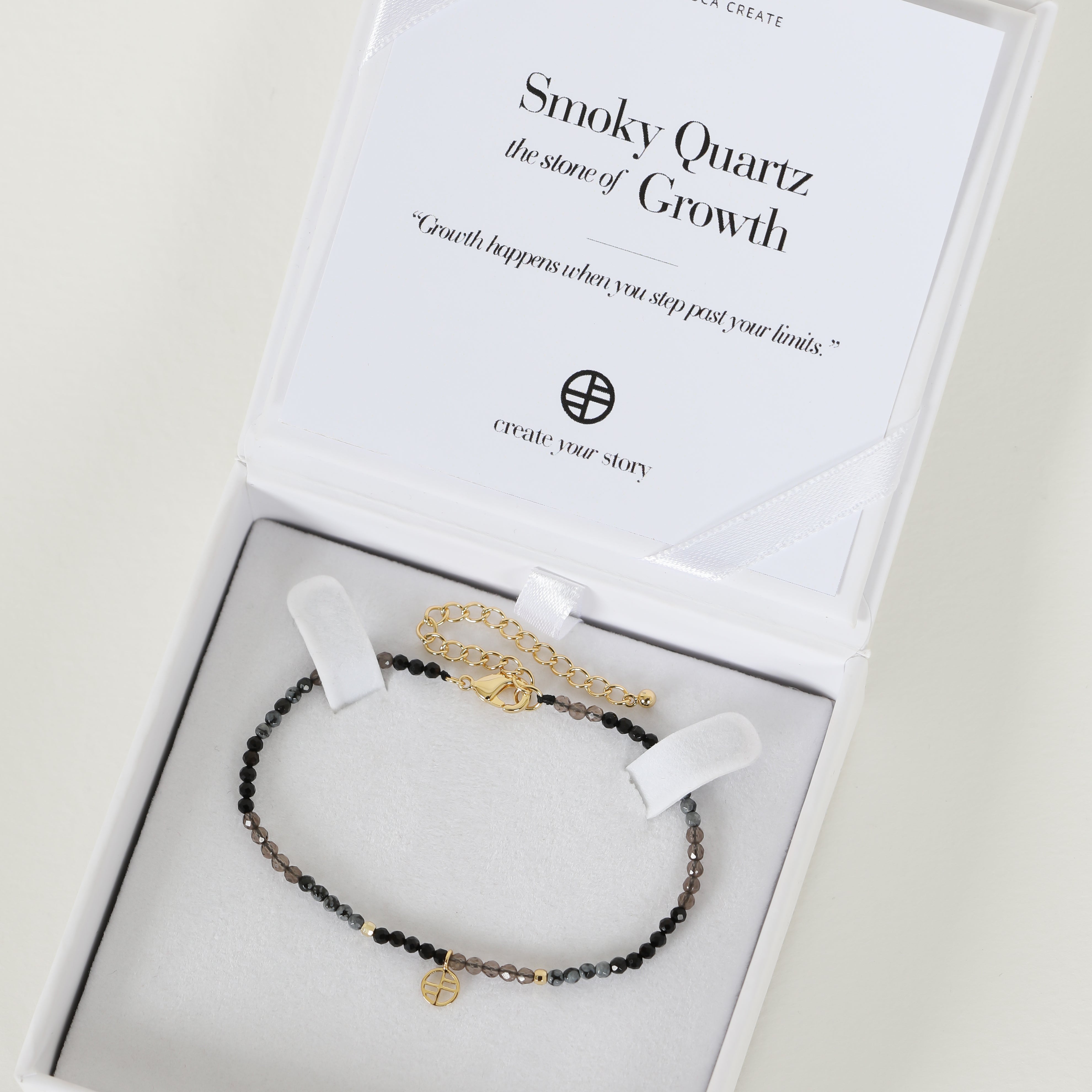 Smoky Quartz Bracelet for Growth & Healing – Natural Stone Jewelry for Meditation, Energy Balance & Spiritual Wellness