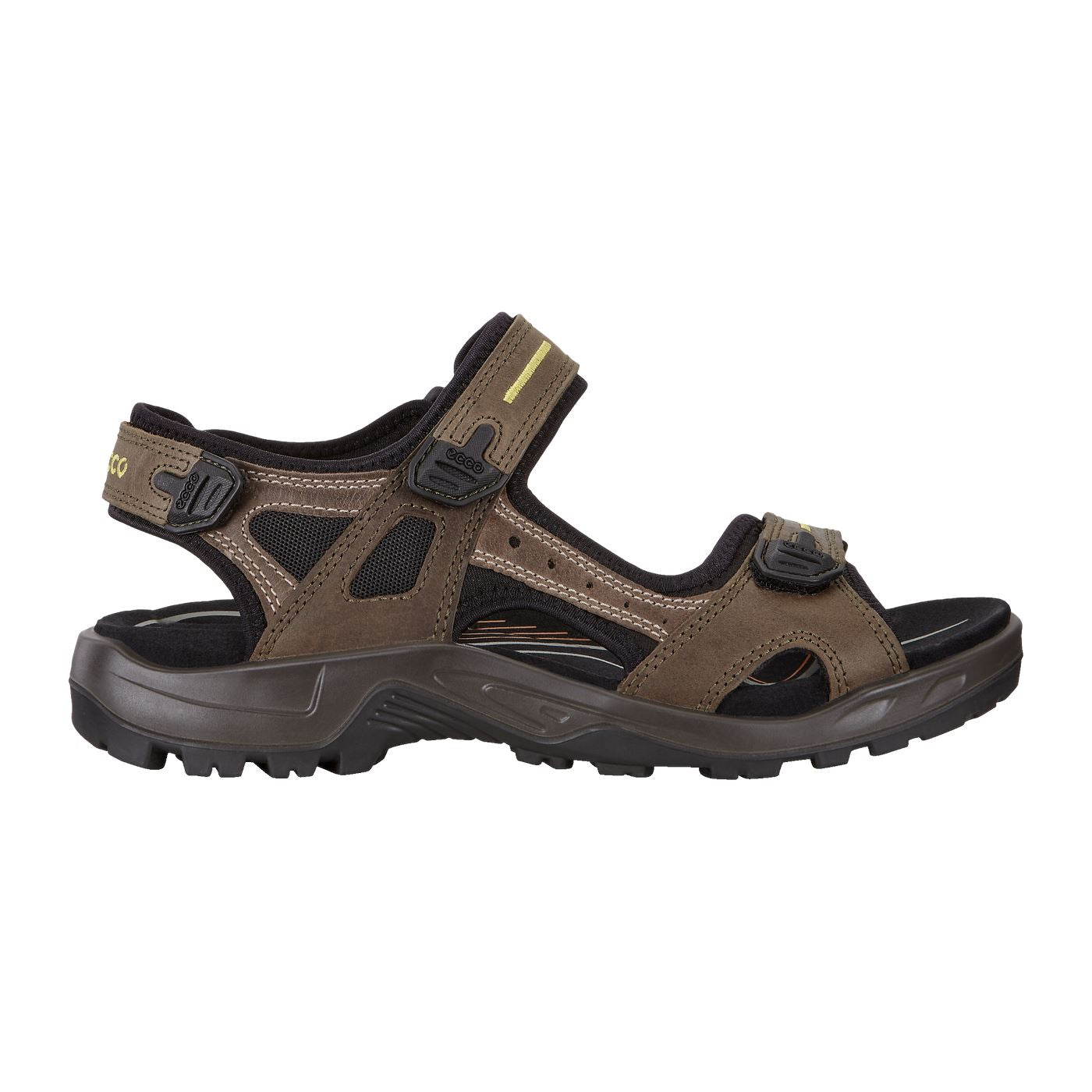 ECCO YUCATAN Men's Comfortable Leather Sandals - Breathable & Supportive Outdoor Walking Shoes for Beach, Travel & Casual Wear - Final Sale