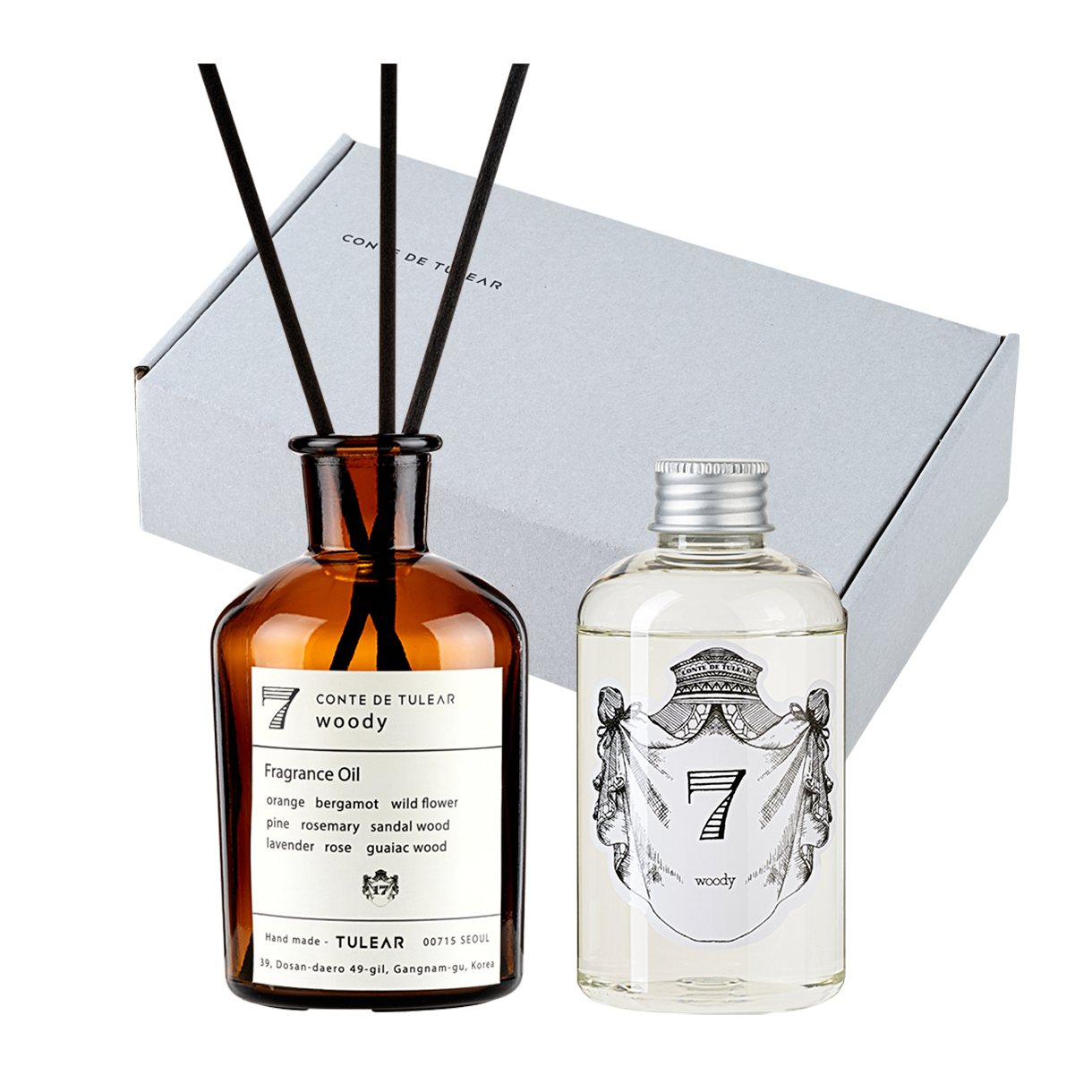 Premium CONTE DE TULEAR Classic Aromatherapy Diffuser 200ml - Ultrasonic Essential Oil Diffuser for Home, Office, Spa & Yoga Studio Relaxation