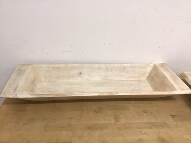 36.5 Inch Handcrafted Wooden Dough Bowl for Baking, Serving & Decor – Perfect for Rustic Bread Making, Charcuterie Boards & Farmhouse Centerpieces