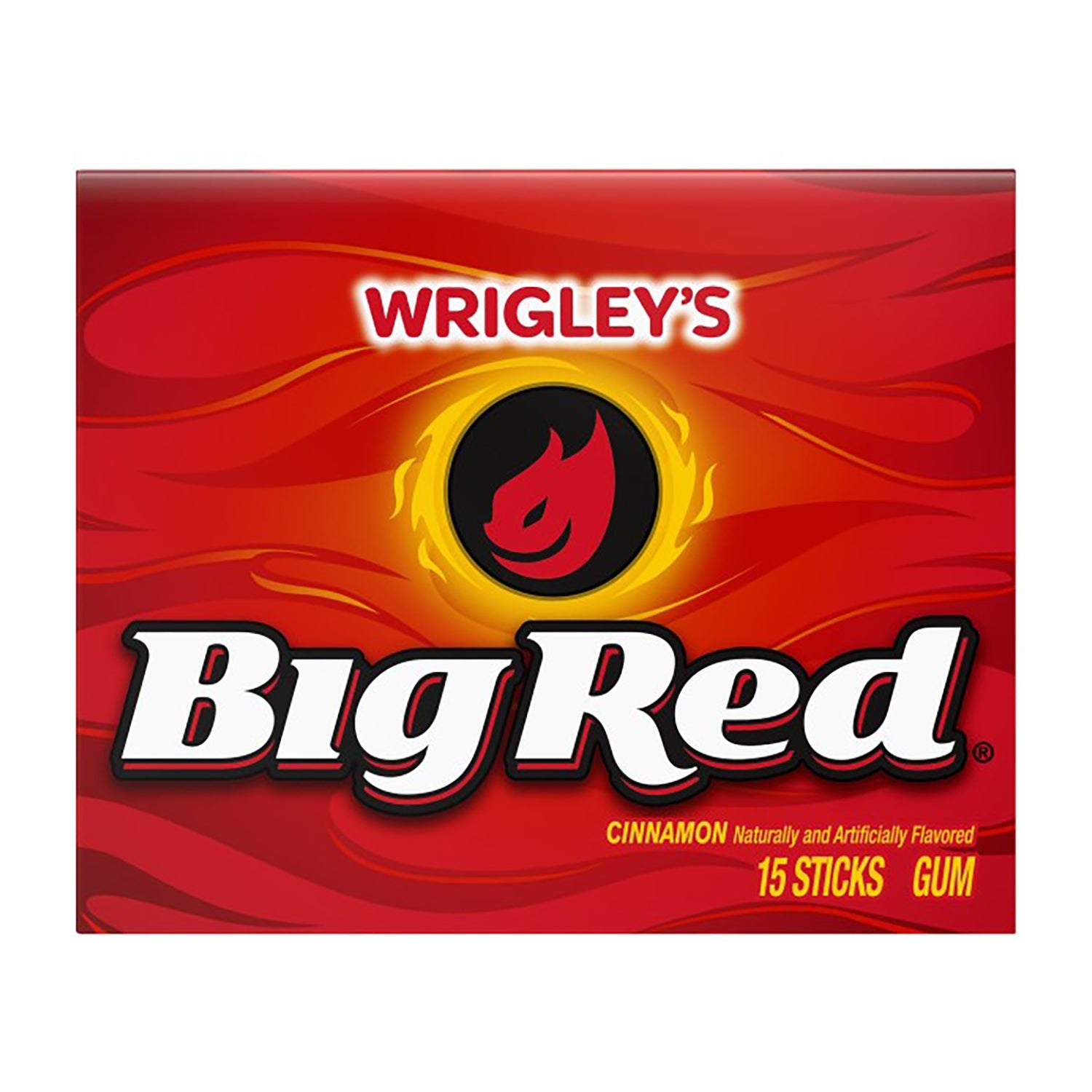 BigRed Gum (15 Stick Pack) | 10 Count Box | Fresh Breath Gum for Work, School & Travel