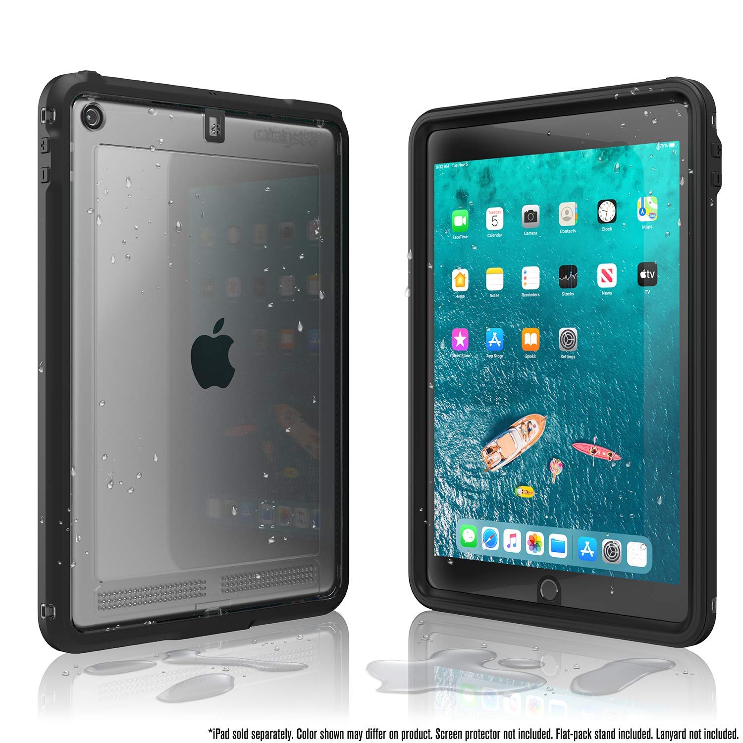 **Catalyst Waterproof Case for iPad 10.2 (9th/8th/7th Gen) – 6.6ft Waterproof, 4ft Drop Proof, Full Body Protection, Built-in Screen Protector, Kickstand & True Acoustic Sound – Black – Perfect for Outdoor Adventures, Swimming & Extreme Sports**
